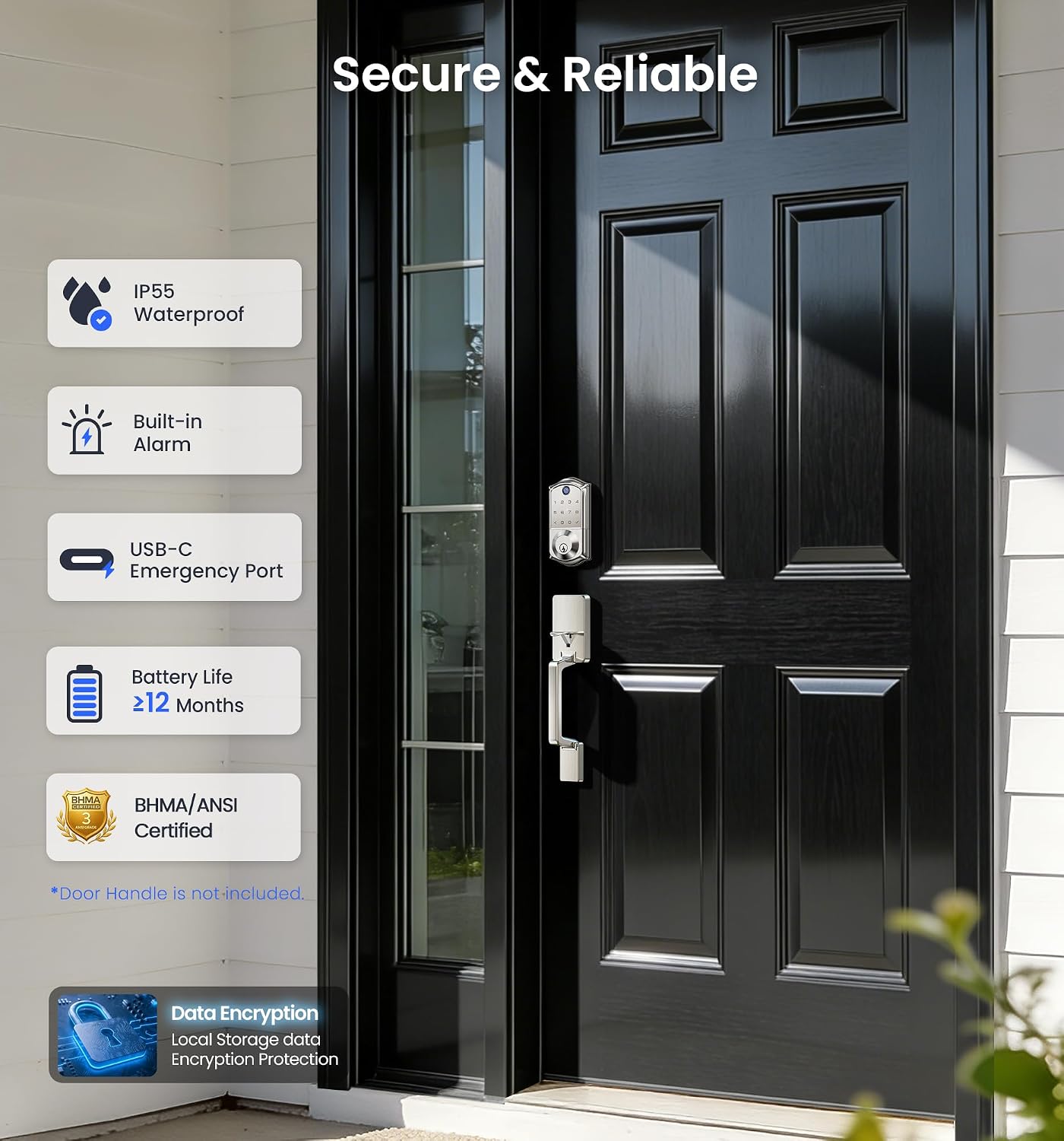 Detalle 1 de Veise Fingerprint Smart Door Lock