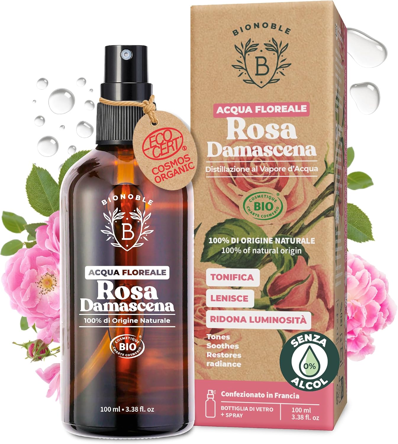 BIONOBLE Acqua di Rose Spray Bio 100 ml