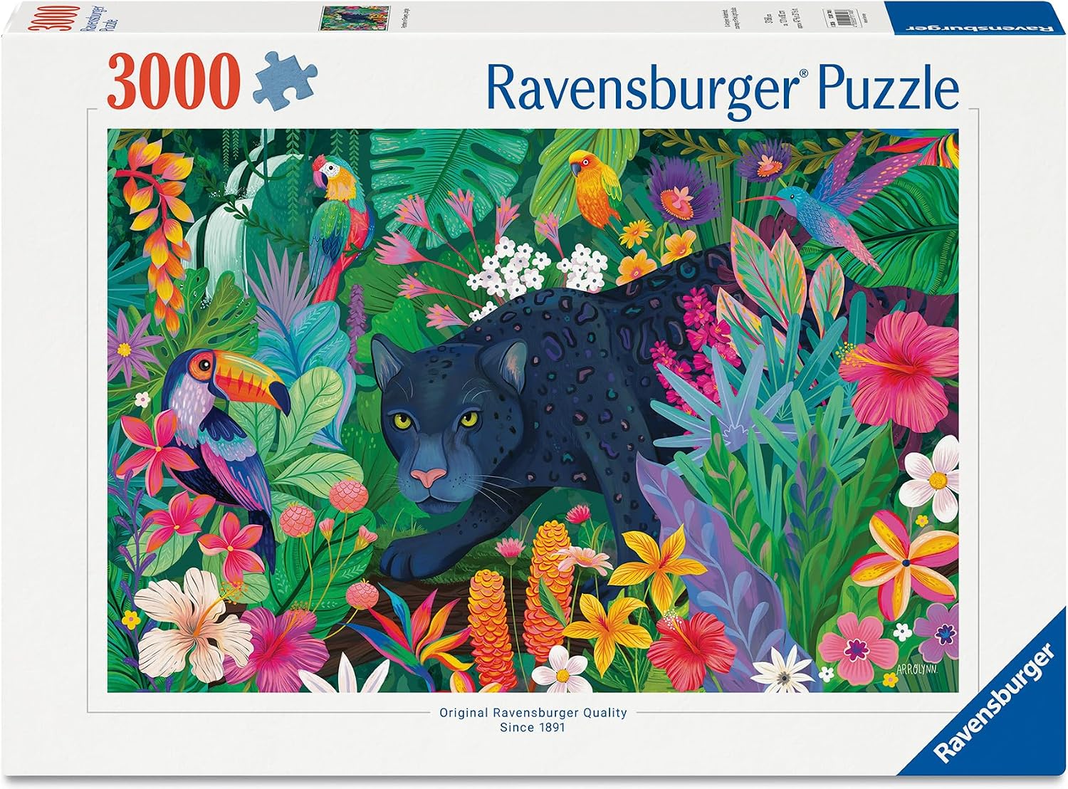 Detalle 2 de Ravensburger Panther Jungle 3000pc Puzzle