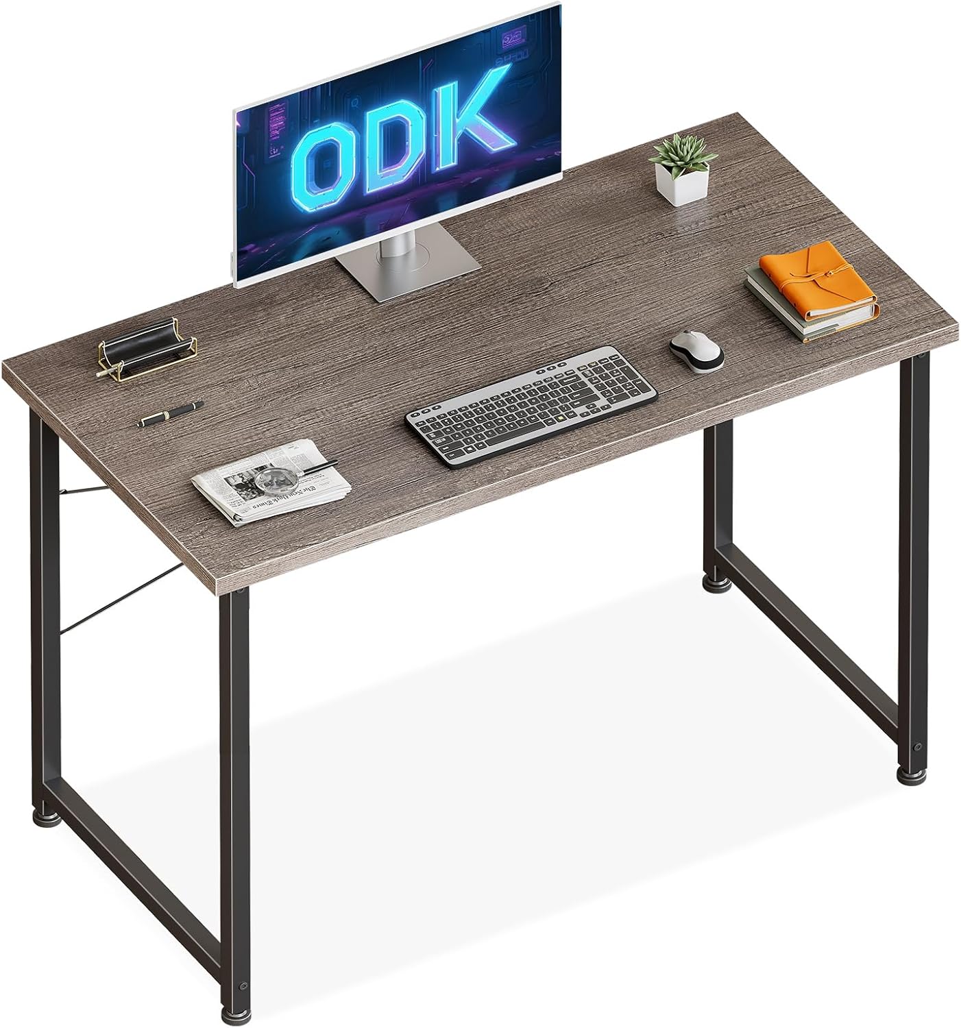 Thumbnail 6 de ODK Schreibtisch 140×50 cm – Computertisch aus Holz in Schwarz