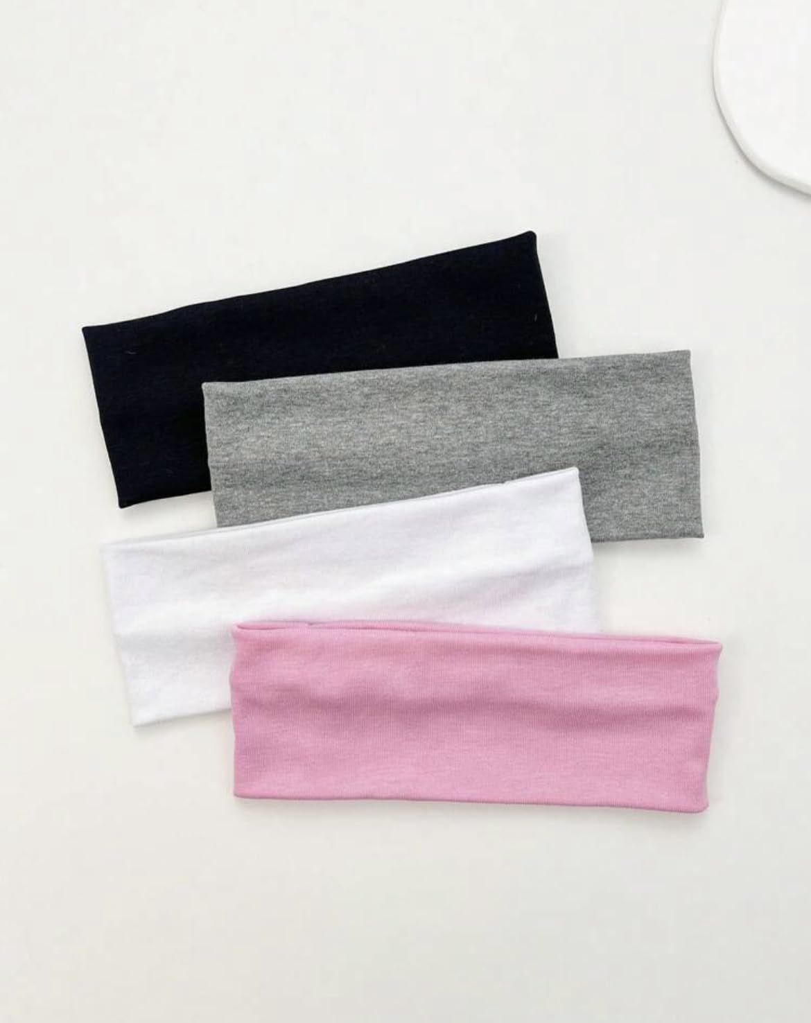 Detalle de Huachi Headbands for Women: Non-Slip, 16-Pack Multicolor Cotton-Blend Hair Bands
