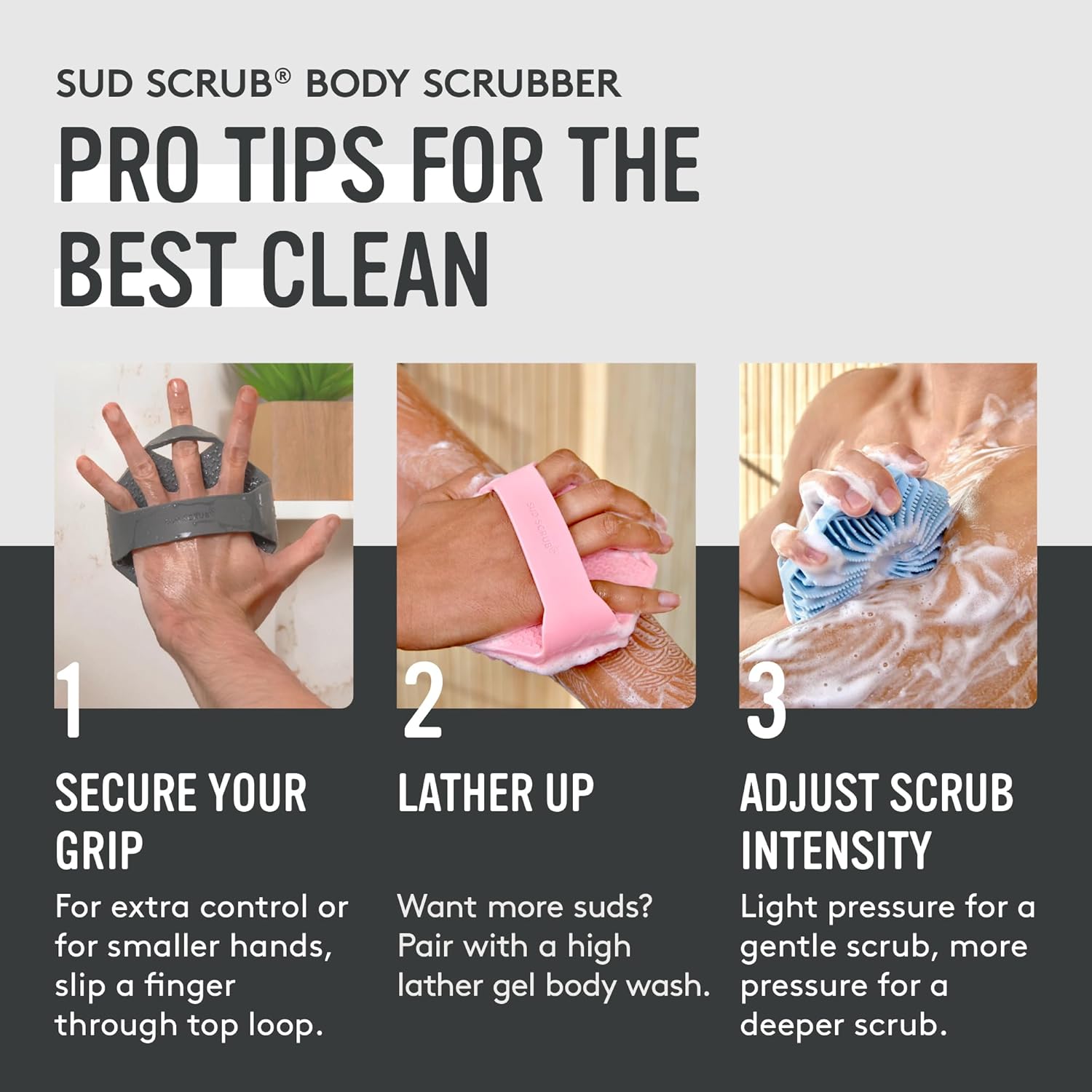 Thumbnail 6 de Sud Scrub Antimicrobial Silicone Body Scrubber