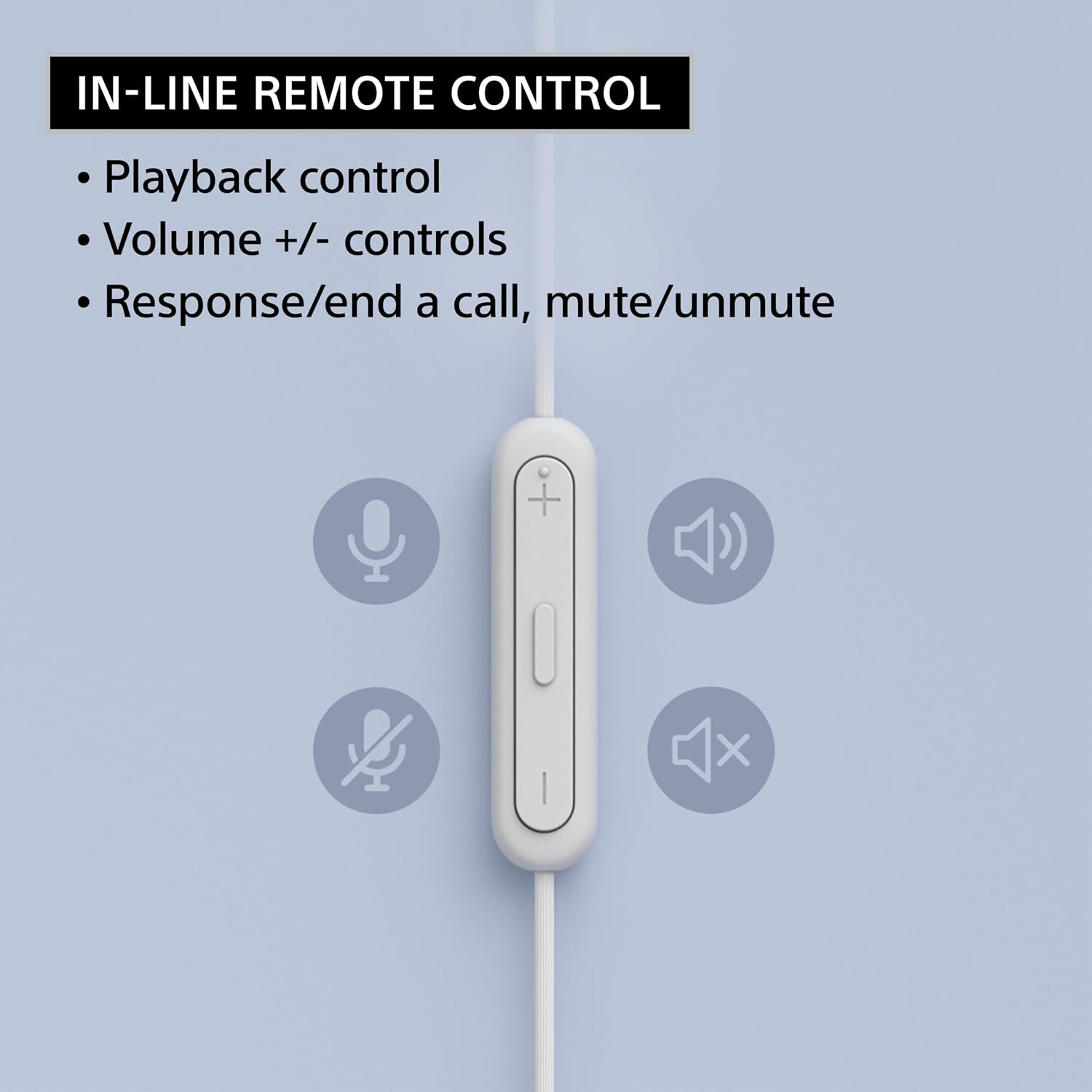 Detalle de Sony USB-C wired in-ear headphones IER-EX15C