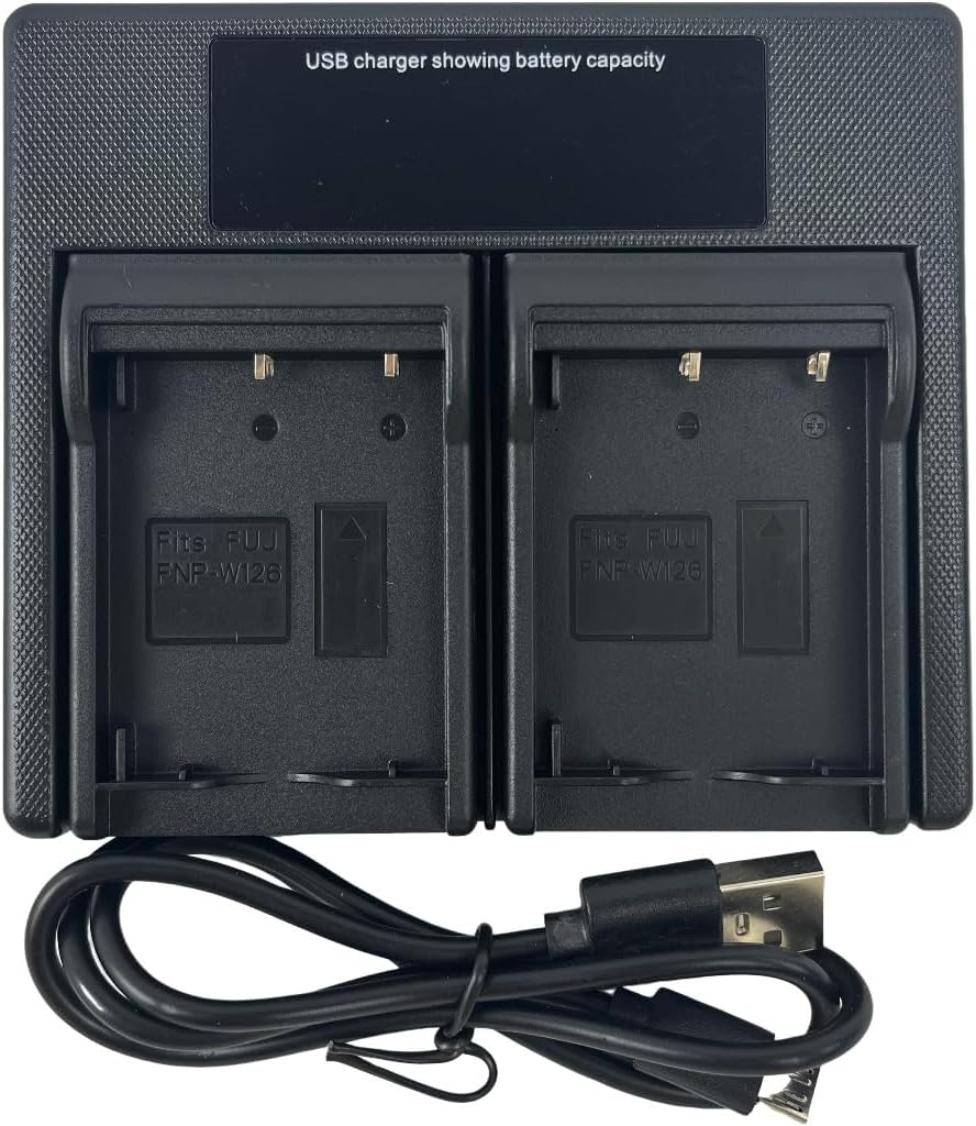 Detalle de USB LED Dual Battery Charger for NP-W126 Series