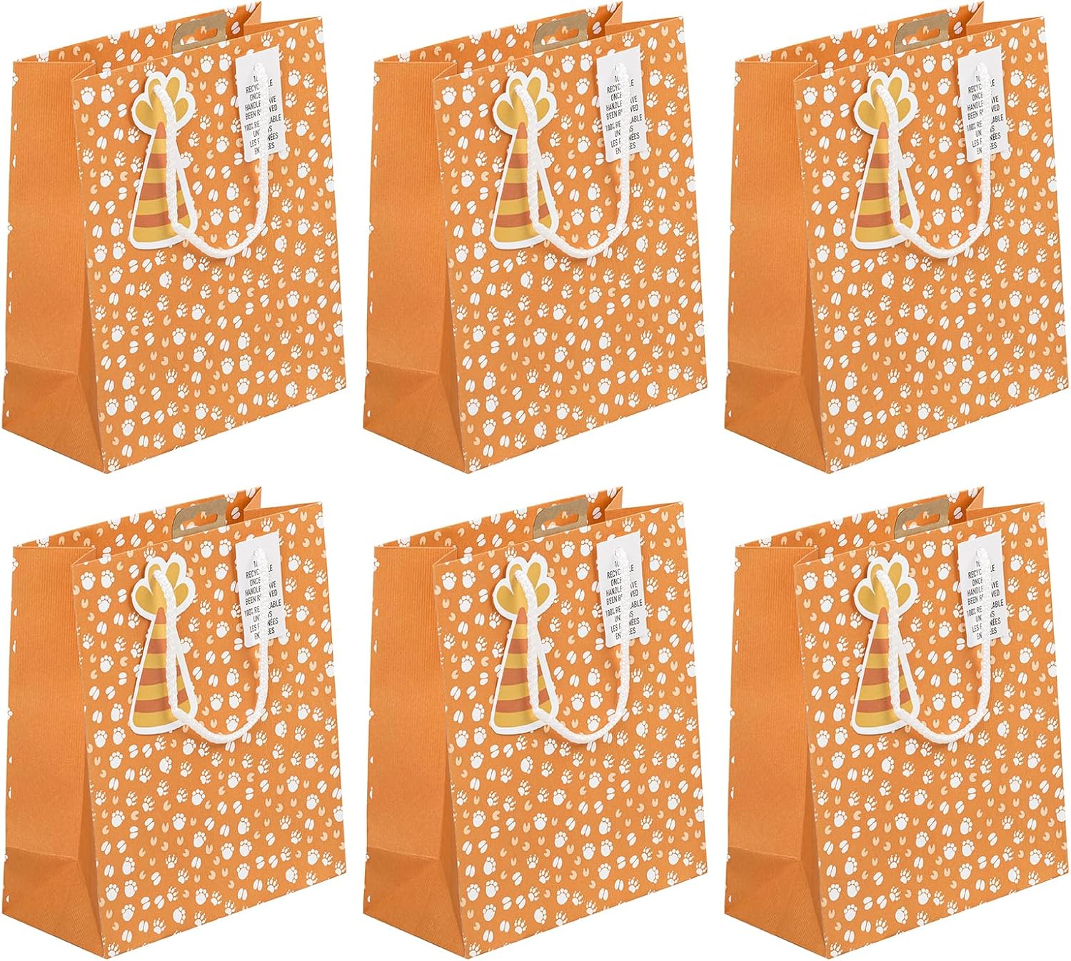 Thumbnail 6 de Eurowrap 32475-3Cpack — Lot de 6 sacs cadeaux enfants Dragons, formats moyens 21,5 x 10,2 x 25,3 cm