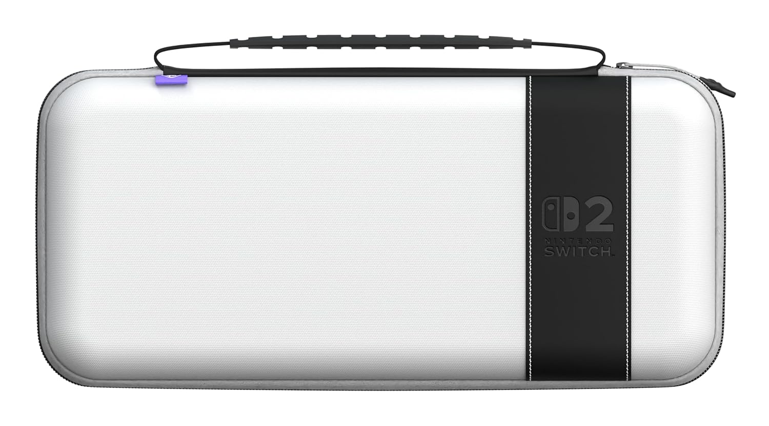 Detalle de Turtle Beach PlayTrek Travel Case for Nintendo Switch (Nintendo Switch 2 / OLED) – Hard Shell Carrying Case in Stellar White