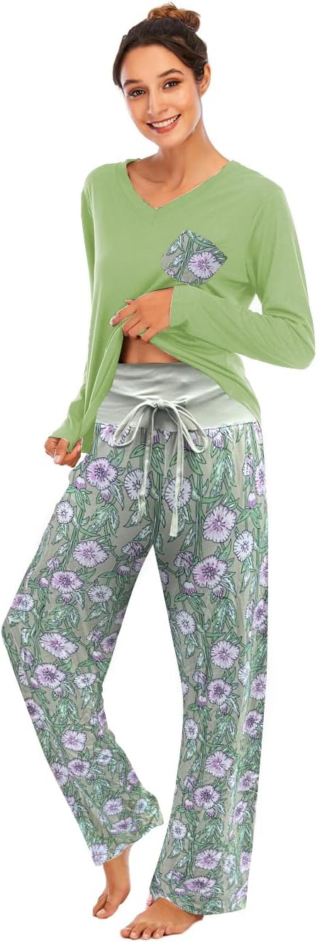 Thumbnail 6 de Floral women’s pyjamas set, long sleeve