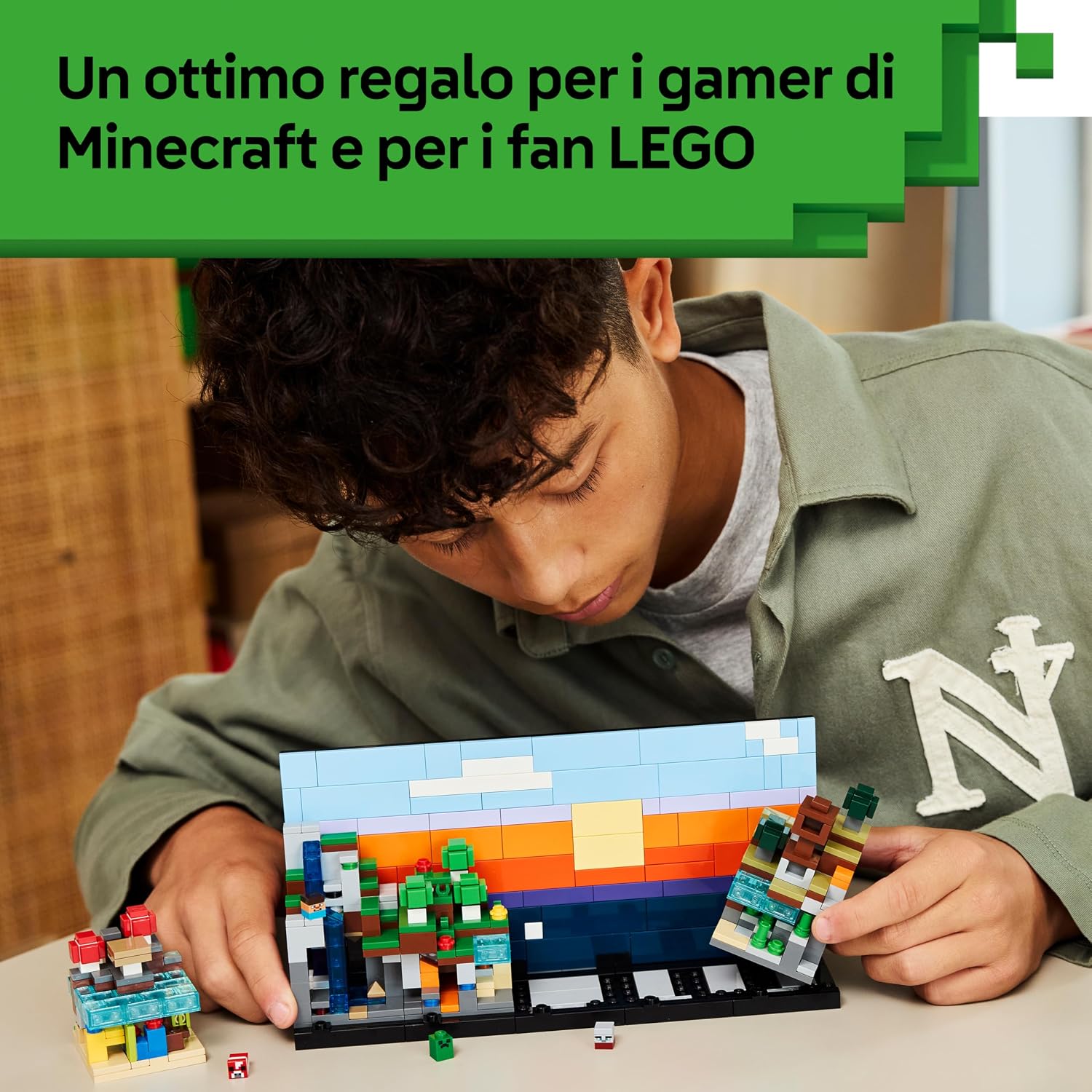 Thumbnail 5 de LEGO Minecraft Mini-Biomi 21589 gioco da tavolo