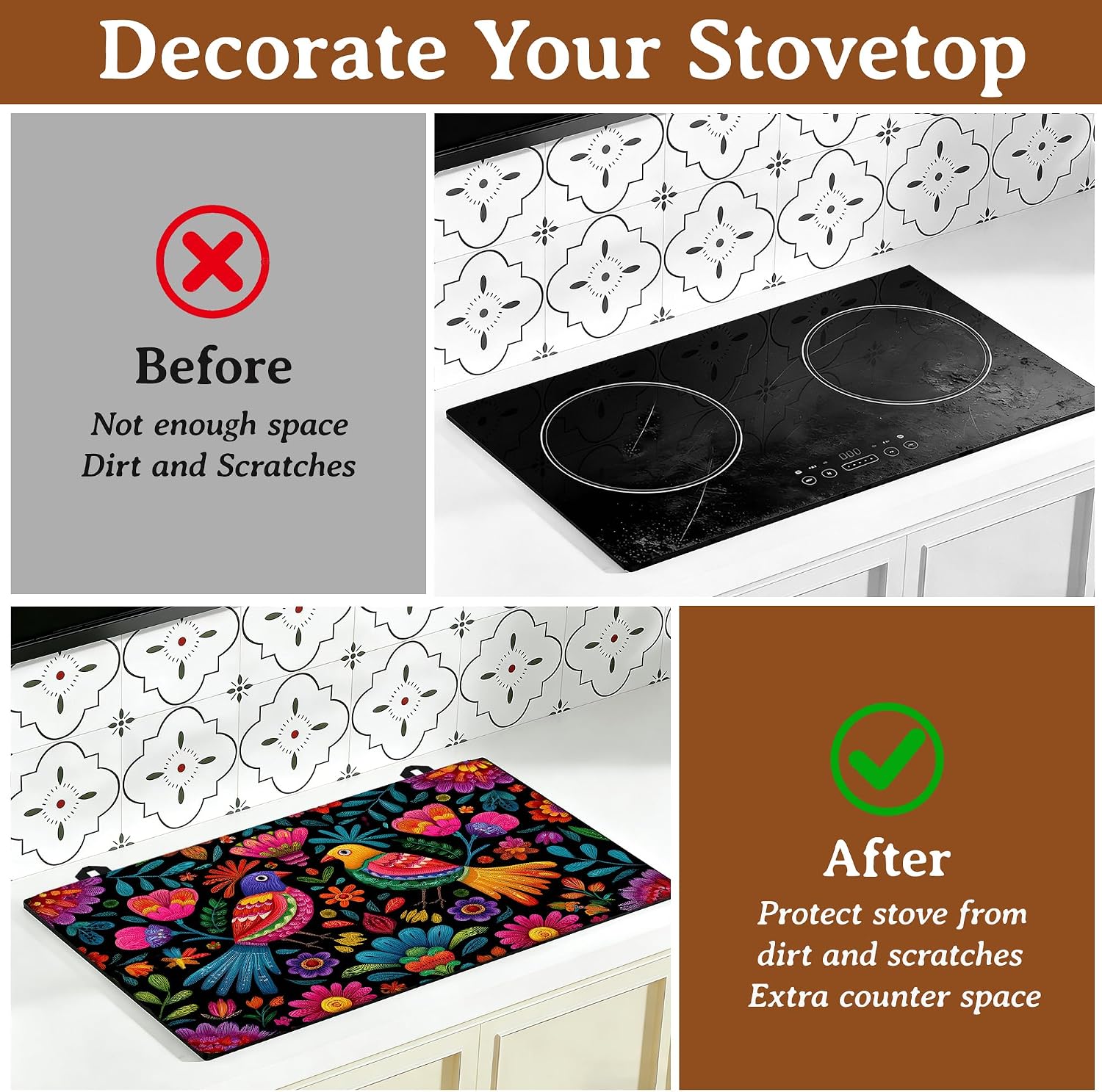 Thumbnail 6 de Electric Stove Cover, 28.5 × 20.5 in