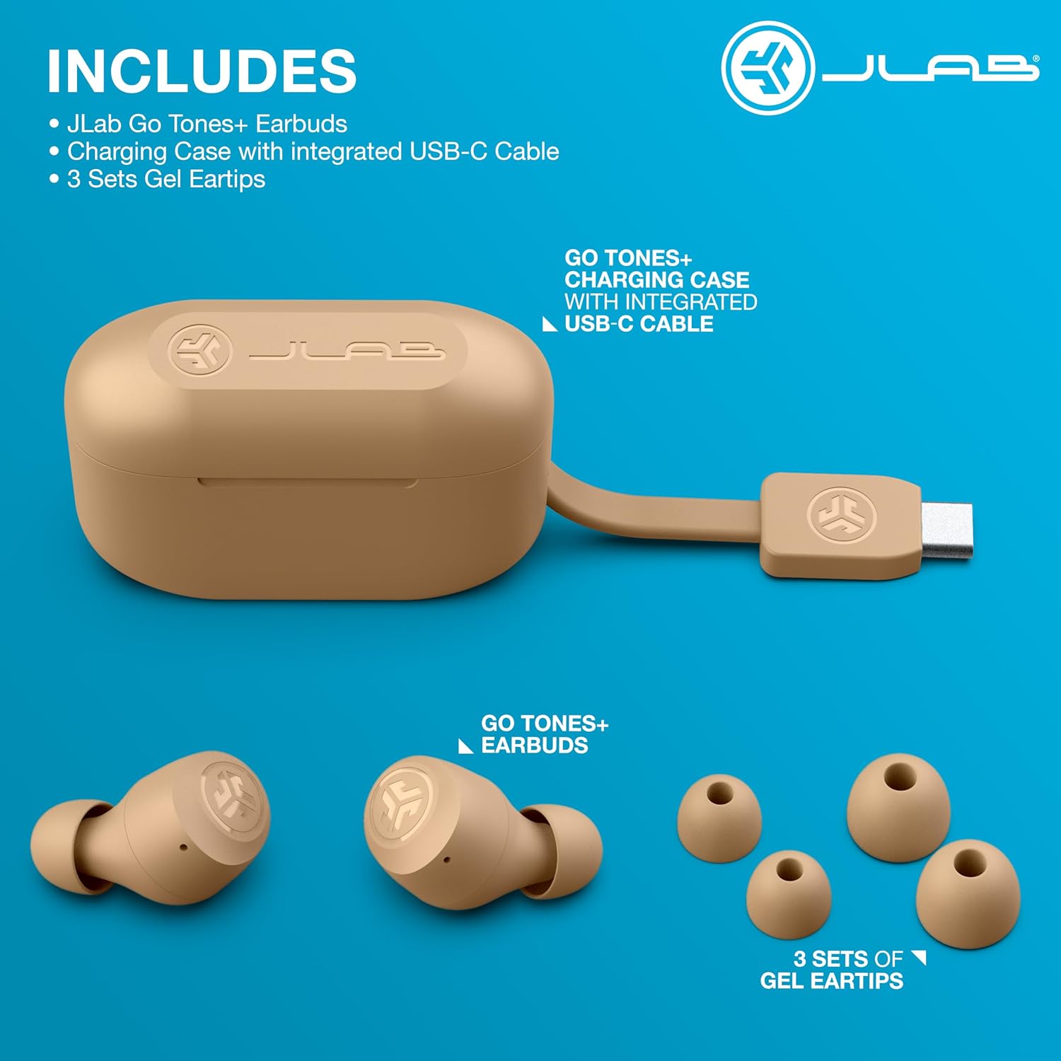 Thumbnail 6 de JLab Go Air Pop+ Auriculares Bluetooth con 35+ horas de batería