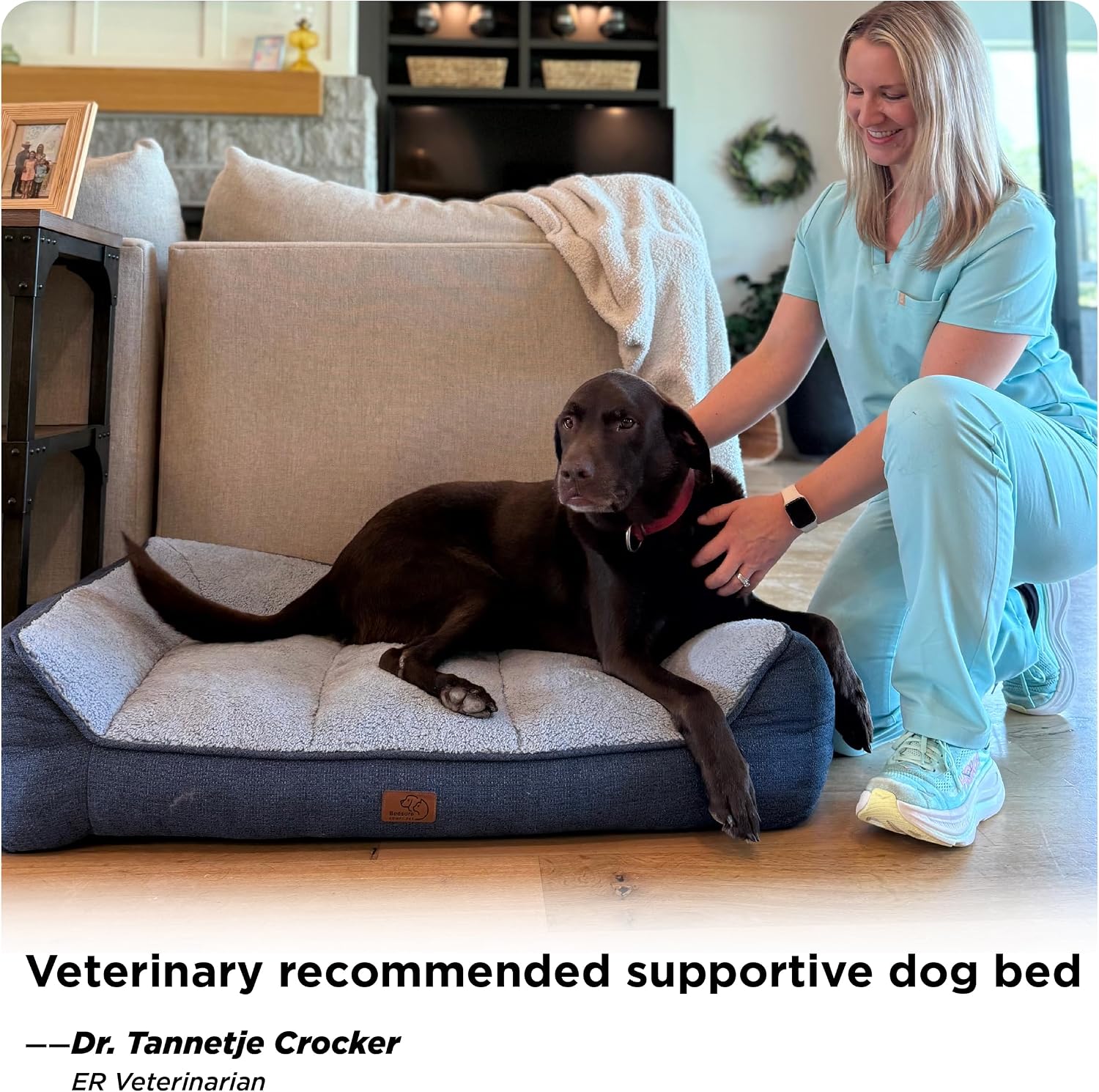 Thumbnail 5 de BEDSURE Hundebett 114×81×24 cm