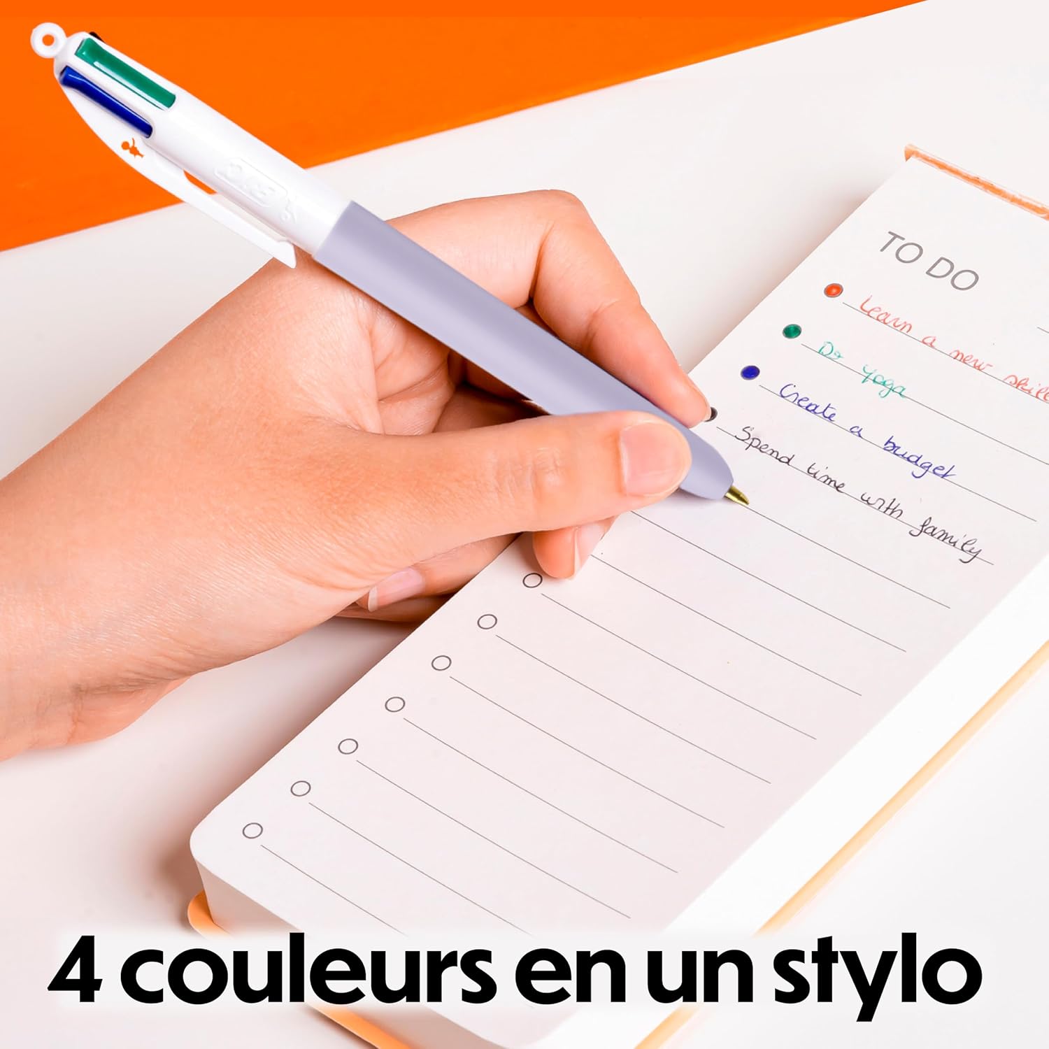 Thumbnail 6 de BIC 4 Couleurs Le Bar à Couleurs – Coffret 12 Stylos-Bille Rétractables à Pointe Moyenne (1,0 mm) Corps Uni, Couleurs Assorties