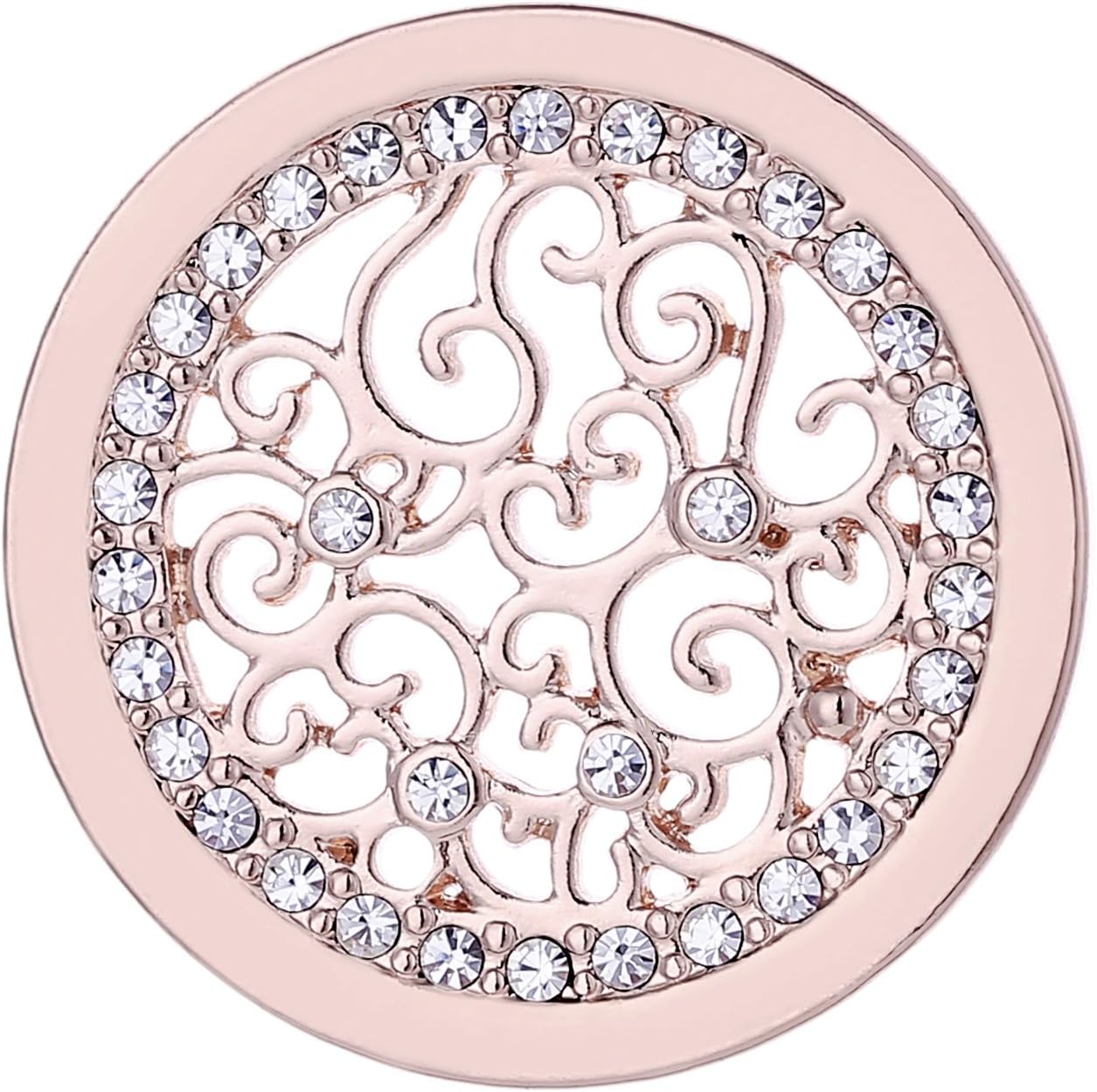 Detalle 2 de Morella collar mujer oro rosa 70 cm