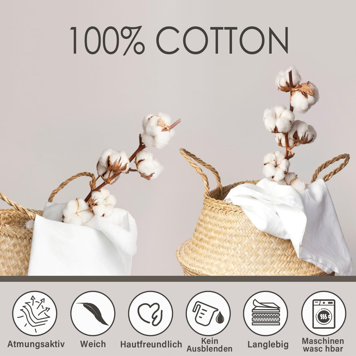 Thumbnail 5 de Homewish Kinder-Bettwäsche-Set „Ballspiele“ aus Baumwolle (135x200 cm), schwarz/rosa, 2-teilig