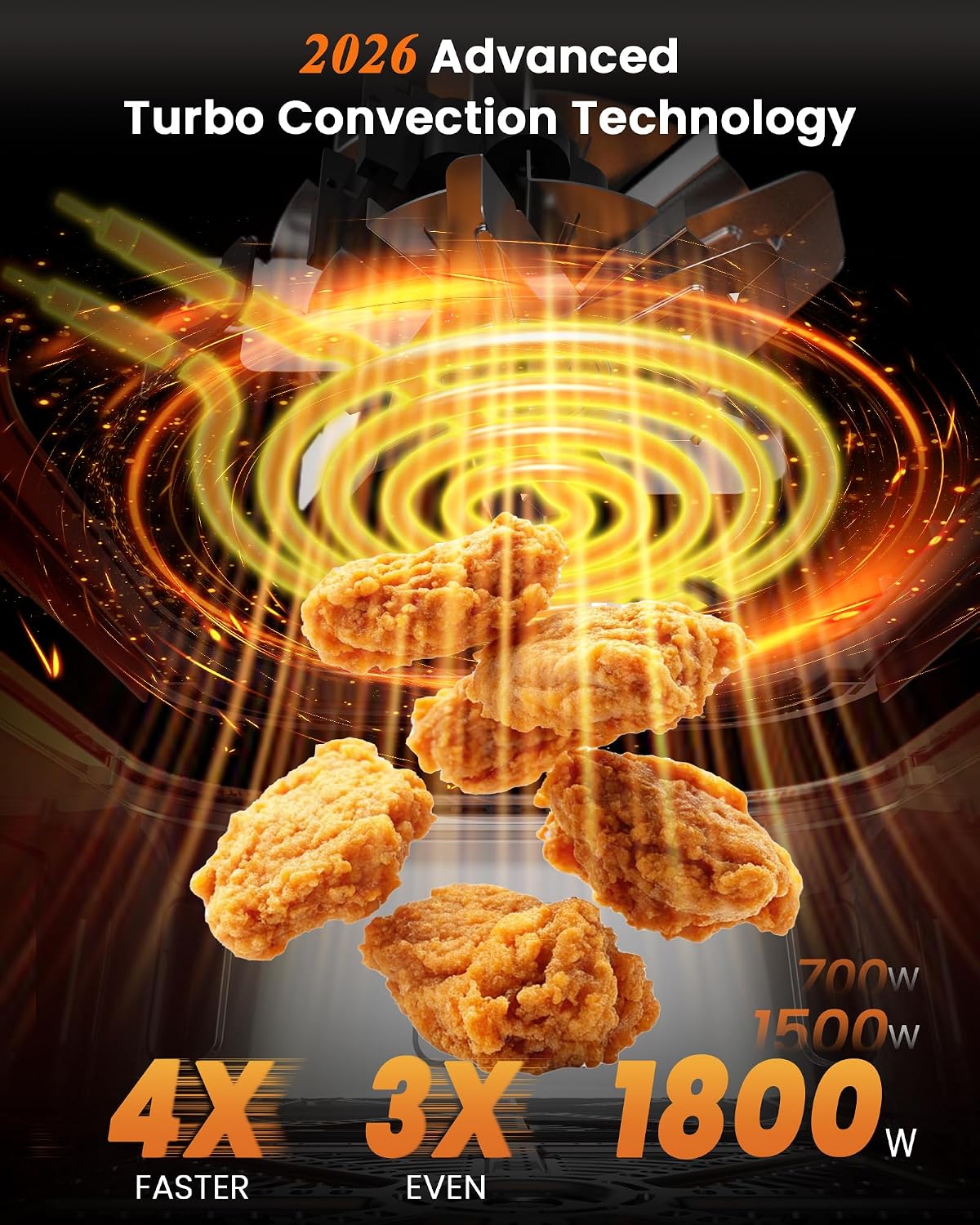 Detalle de Nuwave Brio Plus Air Fryer 8 Qt