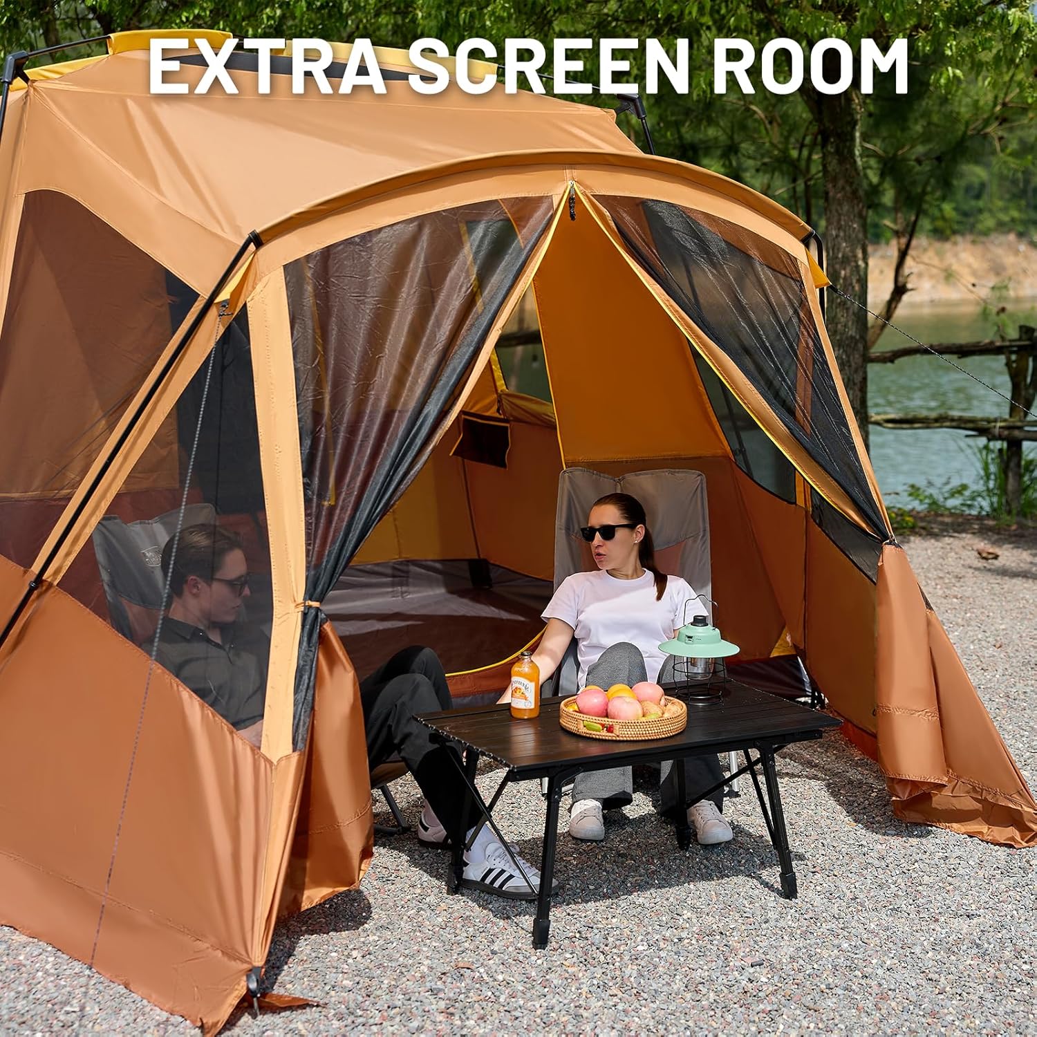 Thumbnail 3 de Timber Ridge 5-9 Person SUV Tent with Screen Porch and Awning (13' x 10' x 7.1')