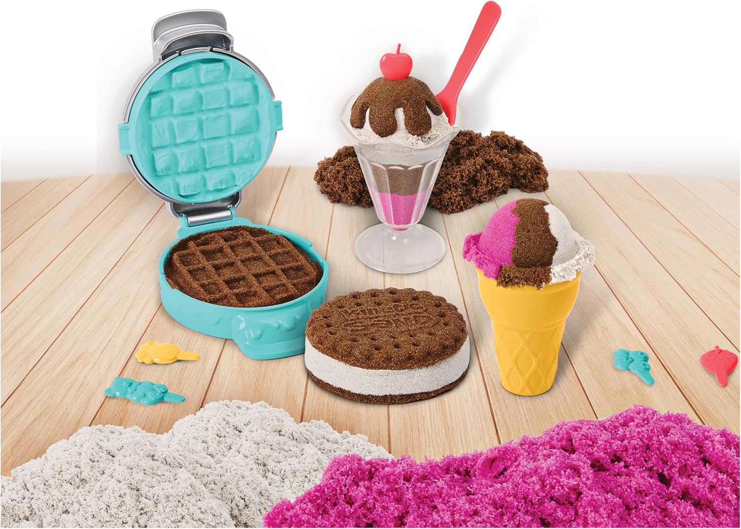 Detalle de Kinetic Sand Ice Cream Treats Playset