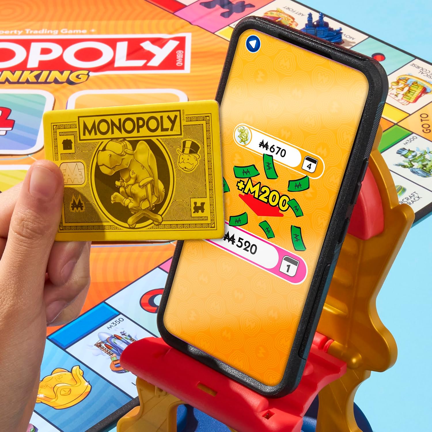 Detalle 2 de Monopoly Banca Virtual juego de mesa 🎲