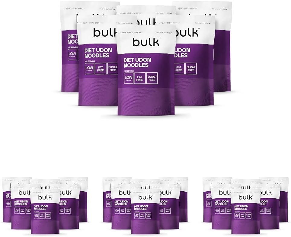 Detalle 1 de Bulk Diet Udon Nouilles Konjac 200 g Paquet de 6
