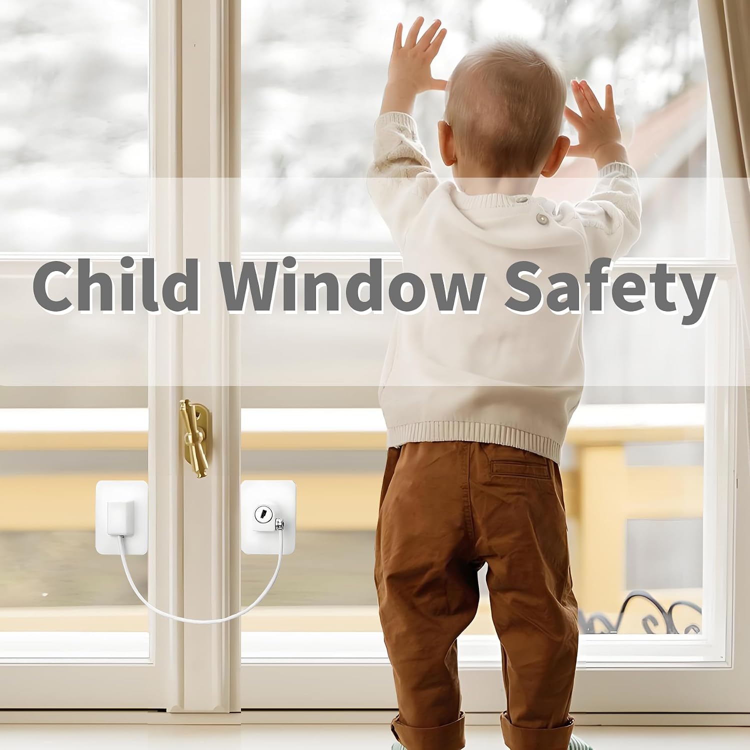 Thumbnail 5 de 2 Pezzi Lucchetto Frigorifero Bambini con 4 Chiavi – Sicurezza semplice e rimozione facile