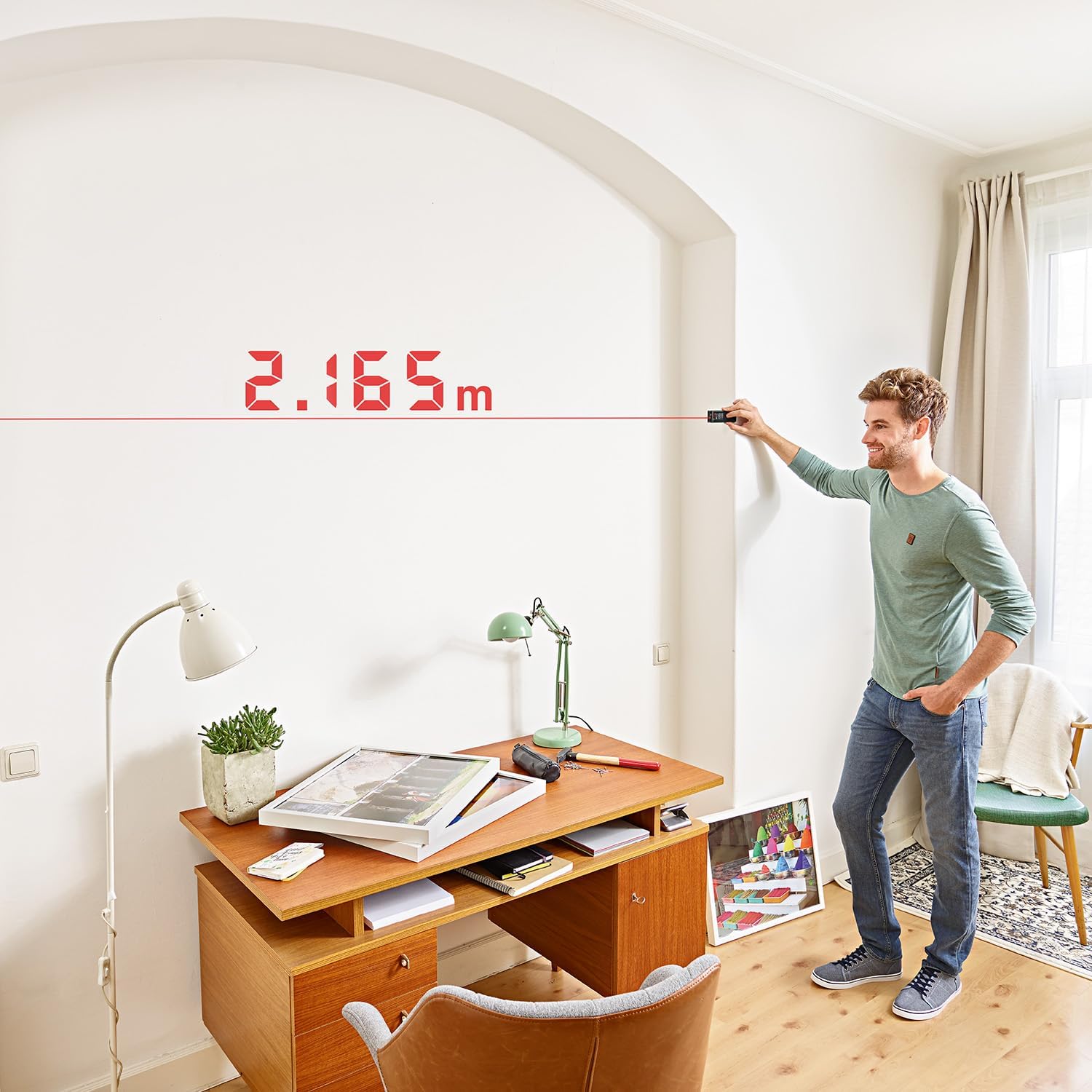 Thumbnail 3 de Bosch Laser-Entfernungsmesser Zamo (4. Generation) – bis 25 m, Genauigkeit ±2 mm/m, USB‑C® Akku-Laden