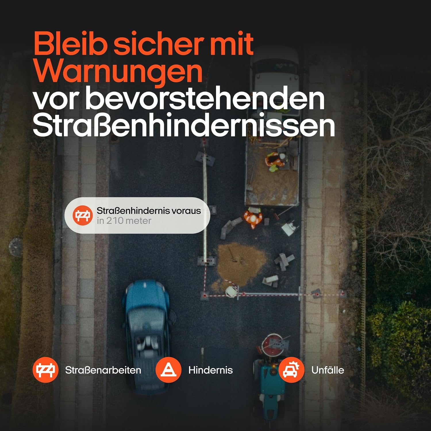 Detalle de OOONO Co-Driver NO2 Schwarz – Optimierter Co-Driver fürs Auto