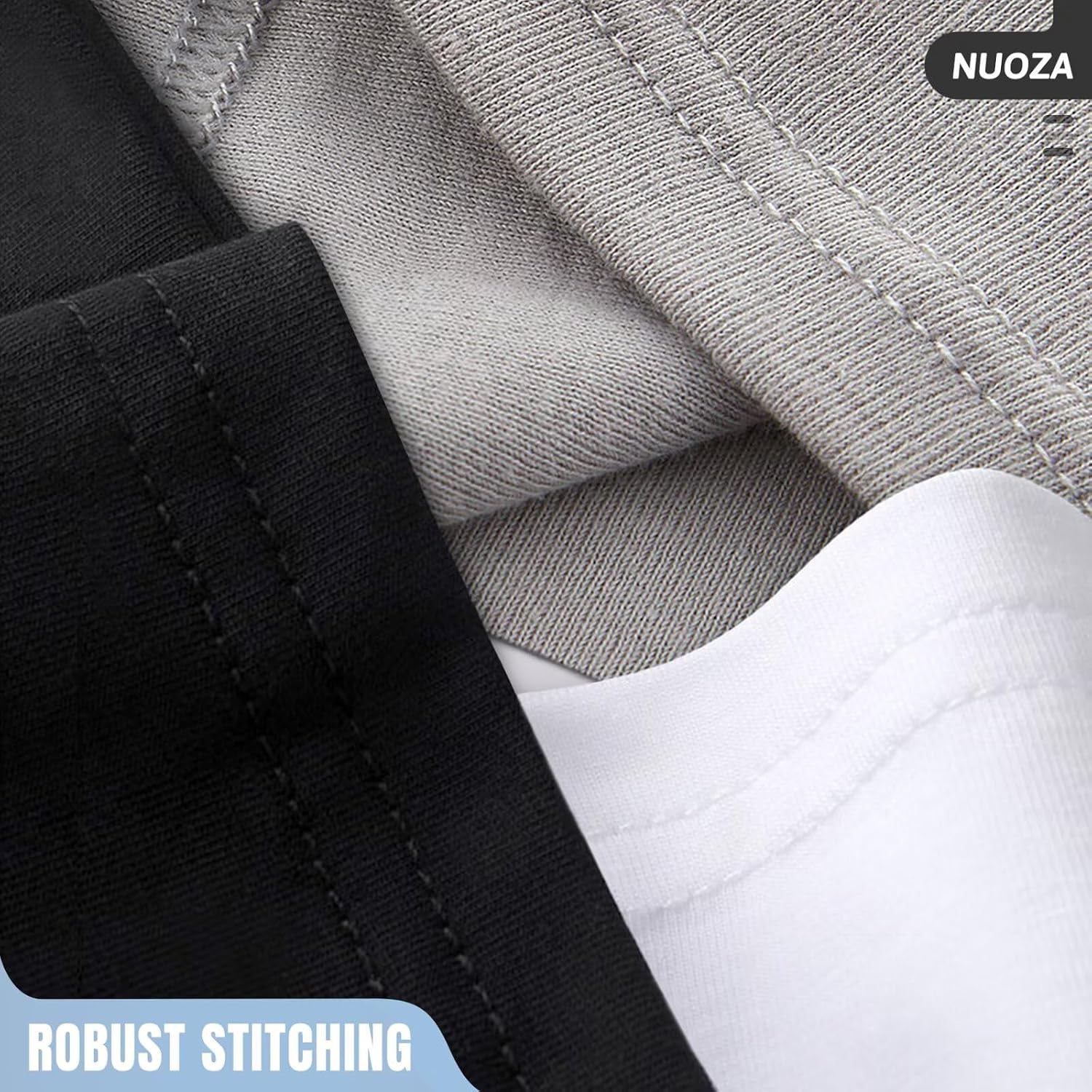Detalle 2 de NUOZA Canottiera Uomo 100% Cotone S-5XL 5/3 Pack