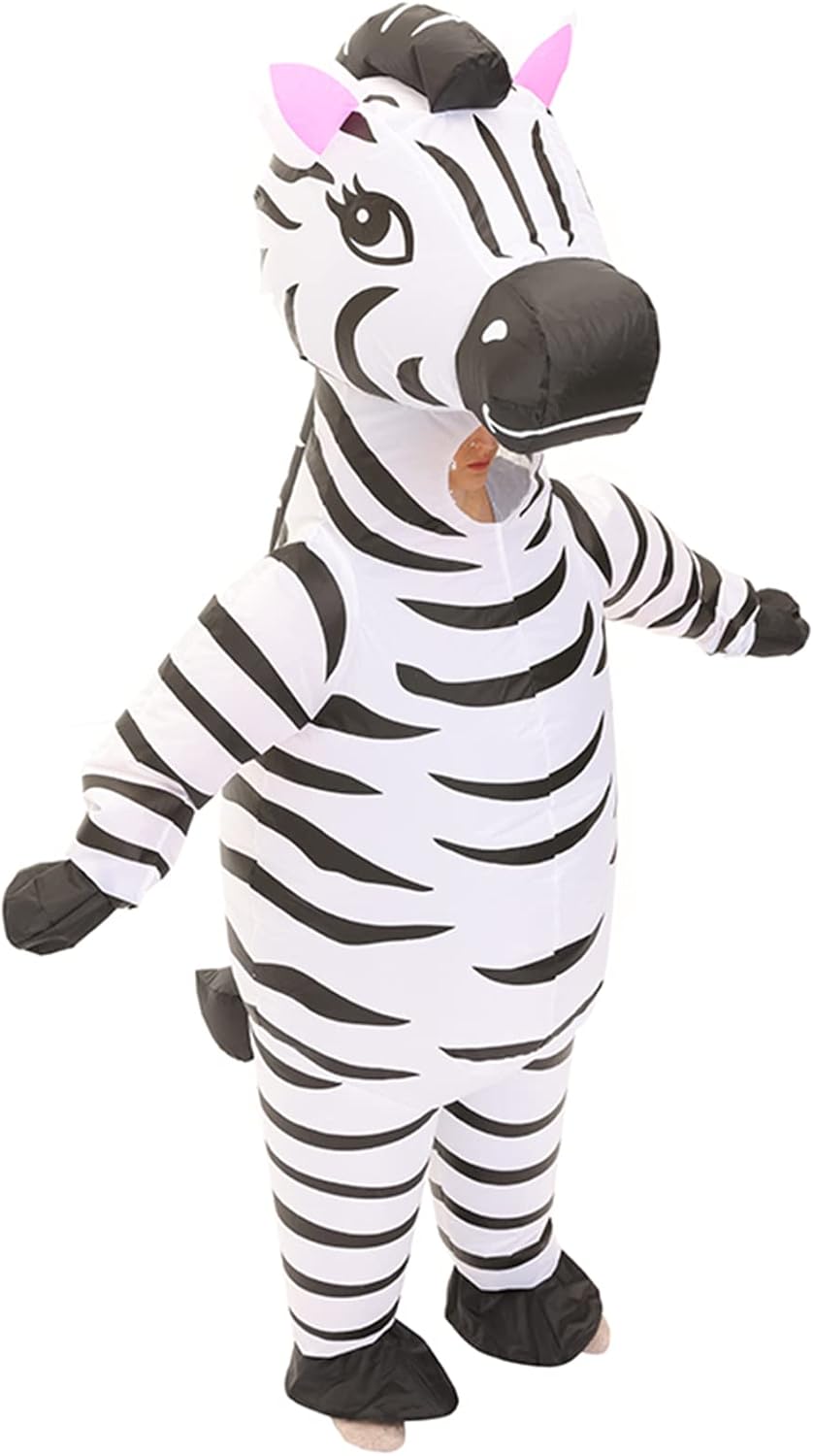 Thumbnail 3 de Arokibui Funny Inflatable Zebra Costume – Blow Up Outfit for Parties and Festivals