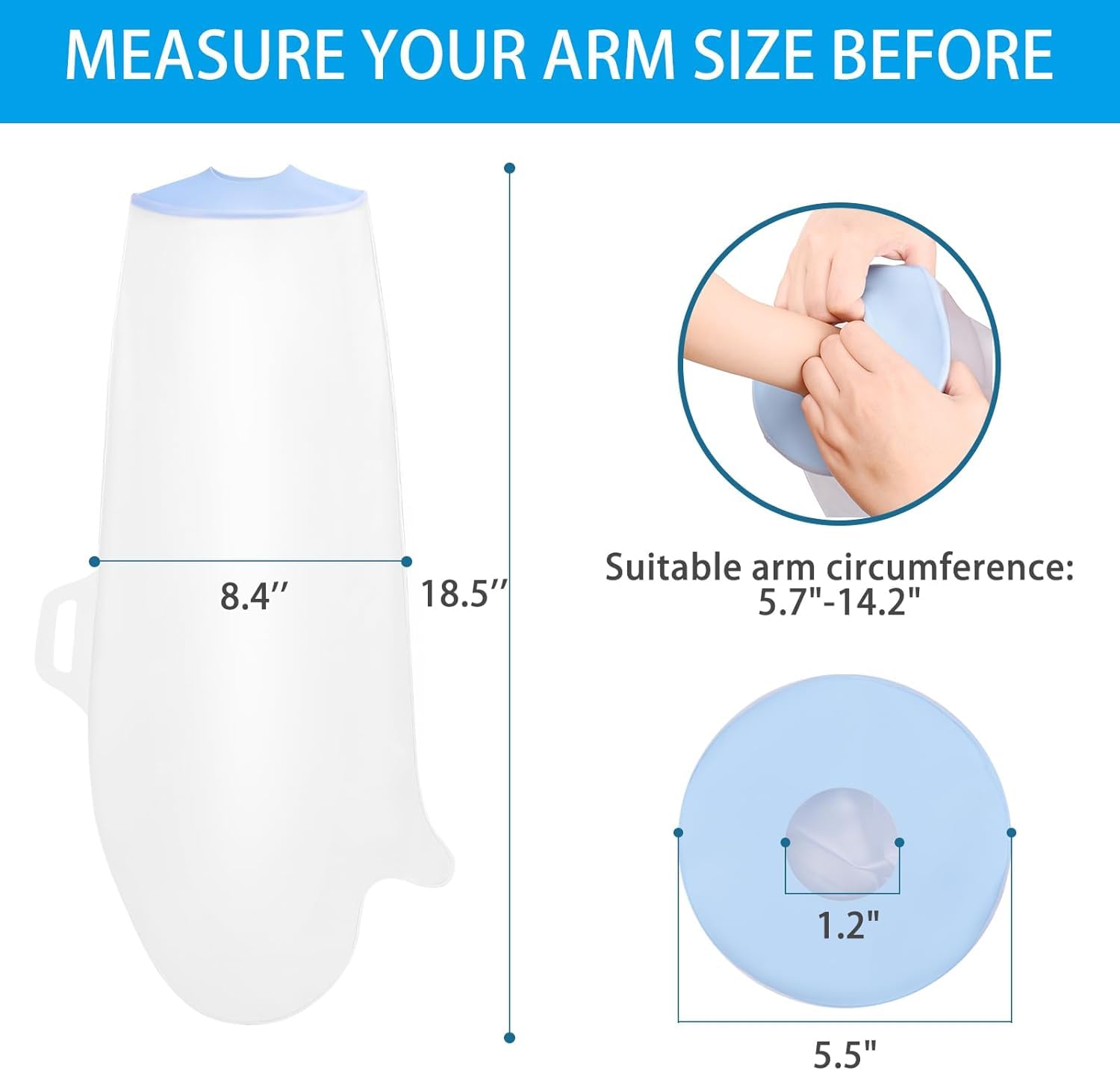Thumbnail 3 de Fasola Waterproof Cast Protector Arm Kids – Reusable, 49cm