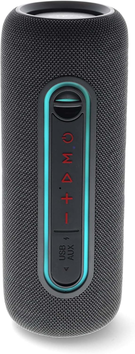 Thumbnail 3 de Nedis Bluetooth-Lautsprecher X5 – 30 W, 4 Std Akku, RGB, Mikrofon, Schwarz