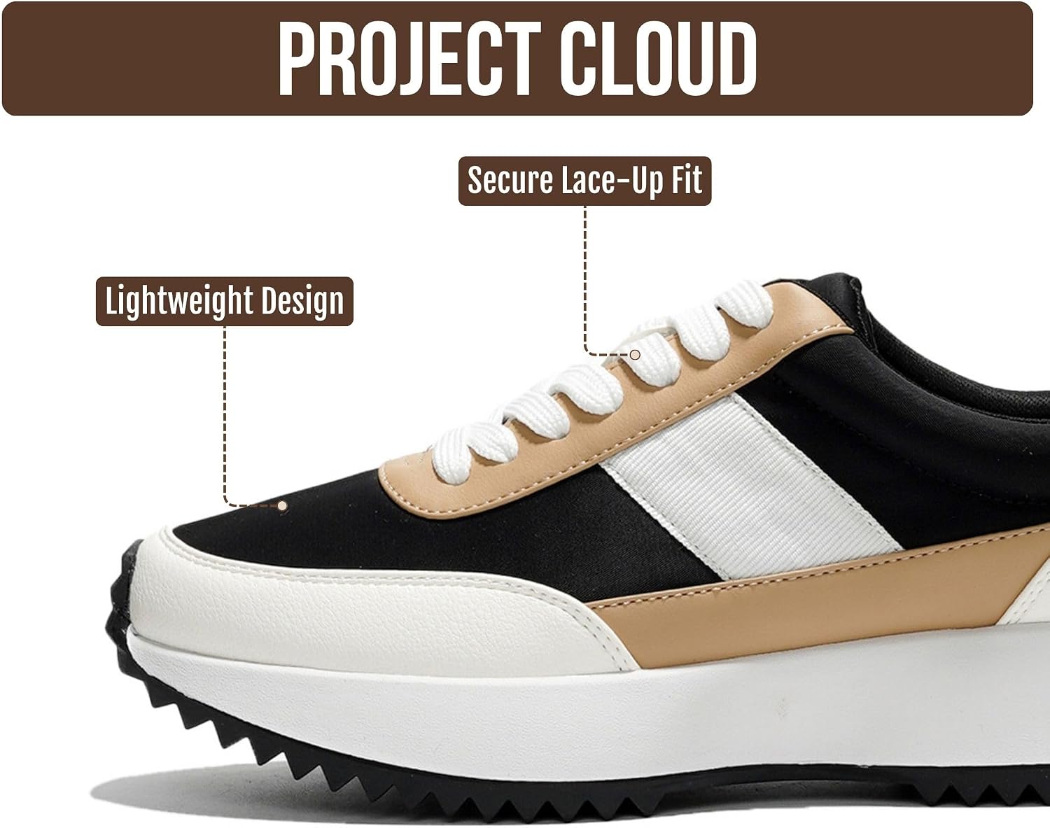 Thumbnail 2 de Project Cloud Womens Sneakers memory foam insole