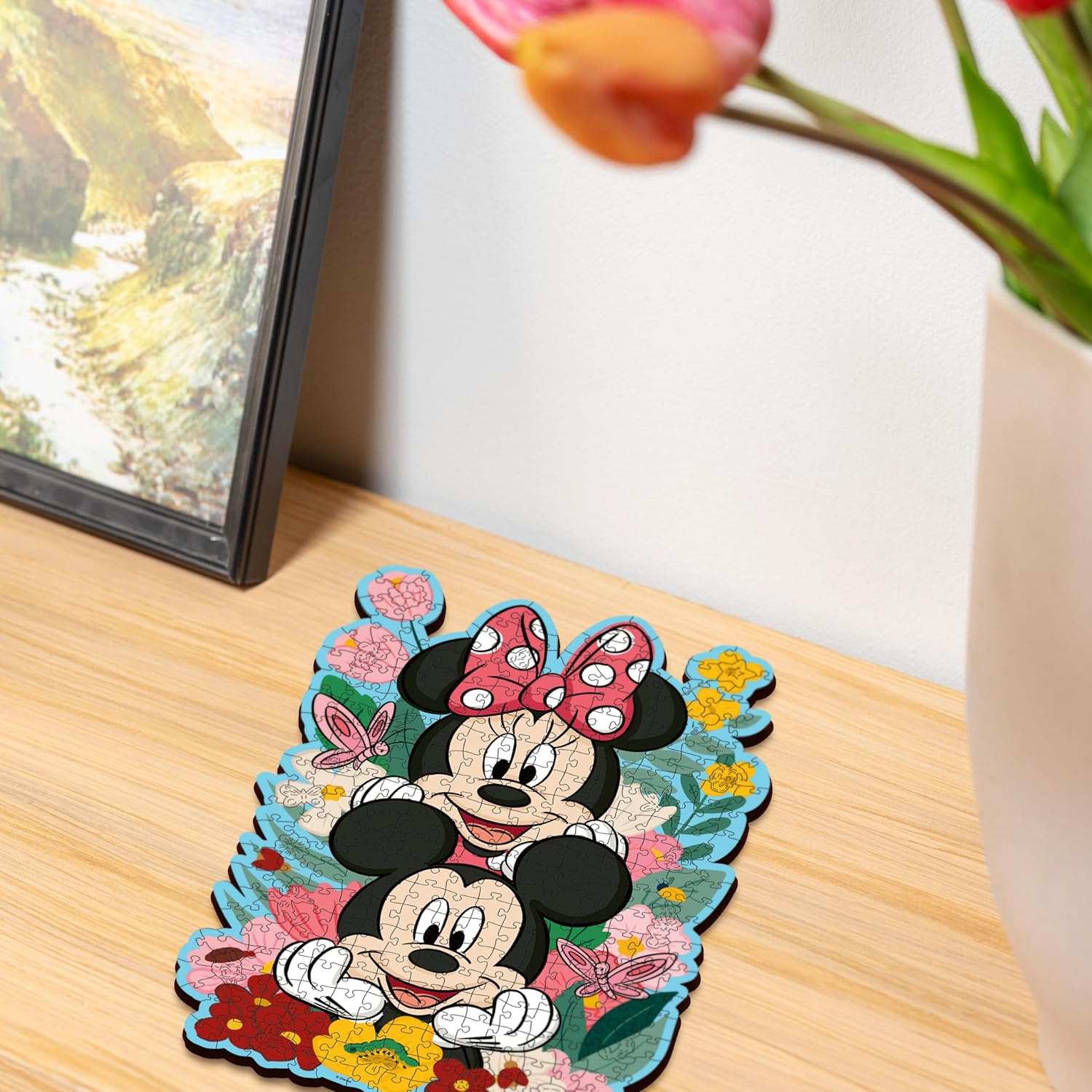 Thumbnail 4 de Ravensburger Wooden Puzzle Mickey & Minnie – 300 Teile Kontur-Holzpuzzle mit 25 Whimsies (ab 12 Jahren)