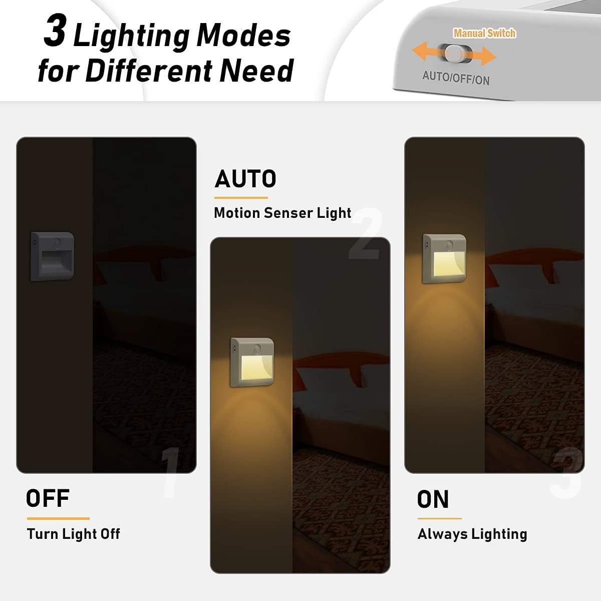 Thumbnail 2 de Motion Sensor Night Light 2 Pack