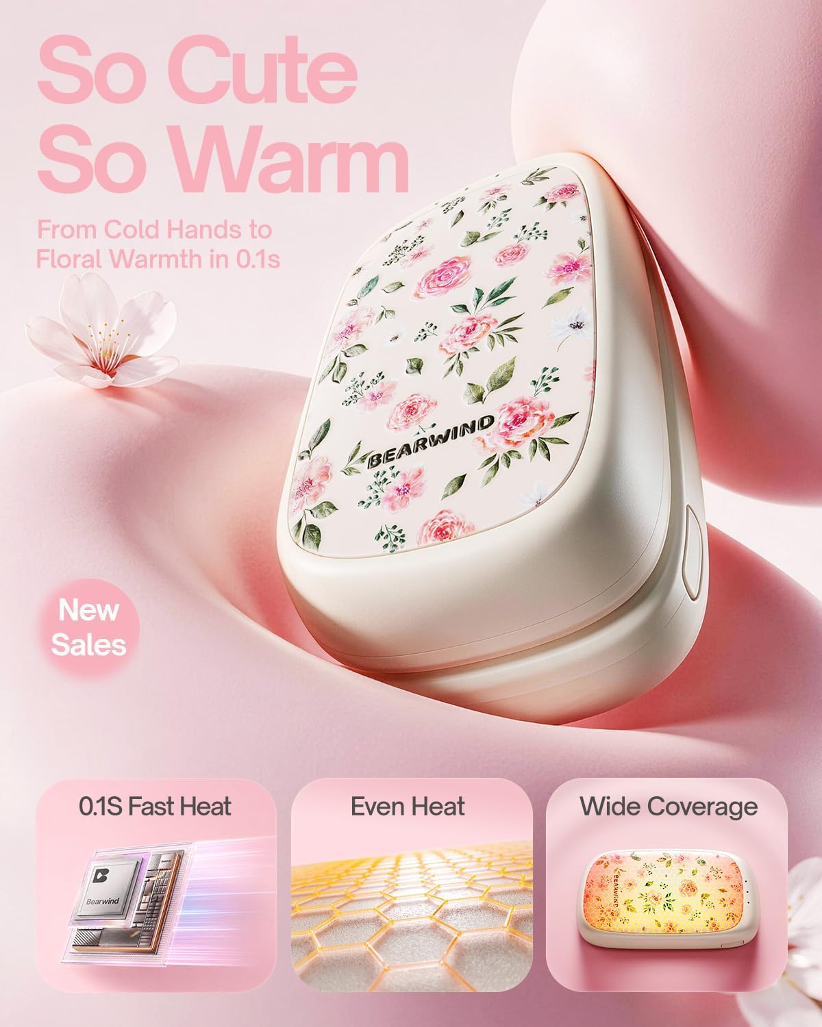 Detalle 2 de Bearwind Rechargeable Hand Warmers 2-Pack