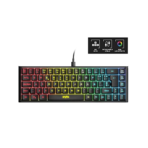 Thumbnail 8 de Energy Sistem Gaming Keyboard ESG K4 KOMPACT-RGB: teclado gamer compacto con iluminación y cable USB-C