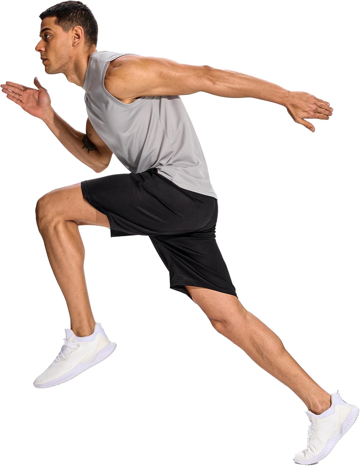 Thumbnail 4 de 3- oder 5er Pack Herren Sport Tank Top aus Polyester – ärmellos, atmungsaktiv & schnelltrocknend