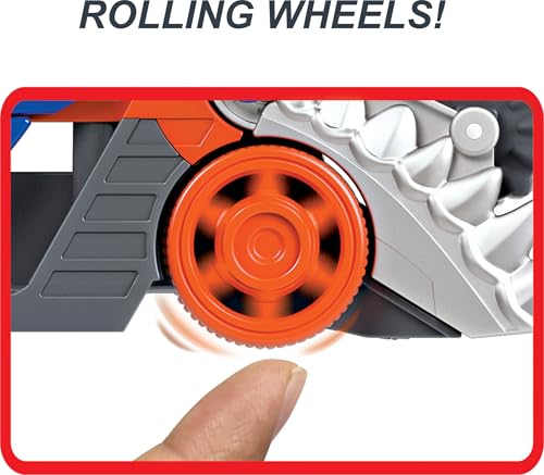 Detalle de Hot Wheels Trasportatore Squalo Divoratore 1:64 – carico, giostra di divertimento e ordine per i veicoli Hot Wheels