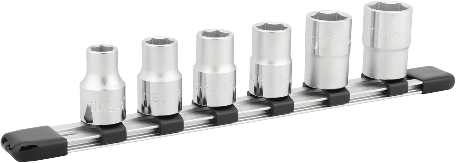 Detalle de トネ(TONE) HS406 六角ソケットセット 12.7mm差込角・ホルダー付き 6点