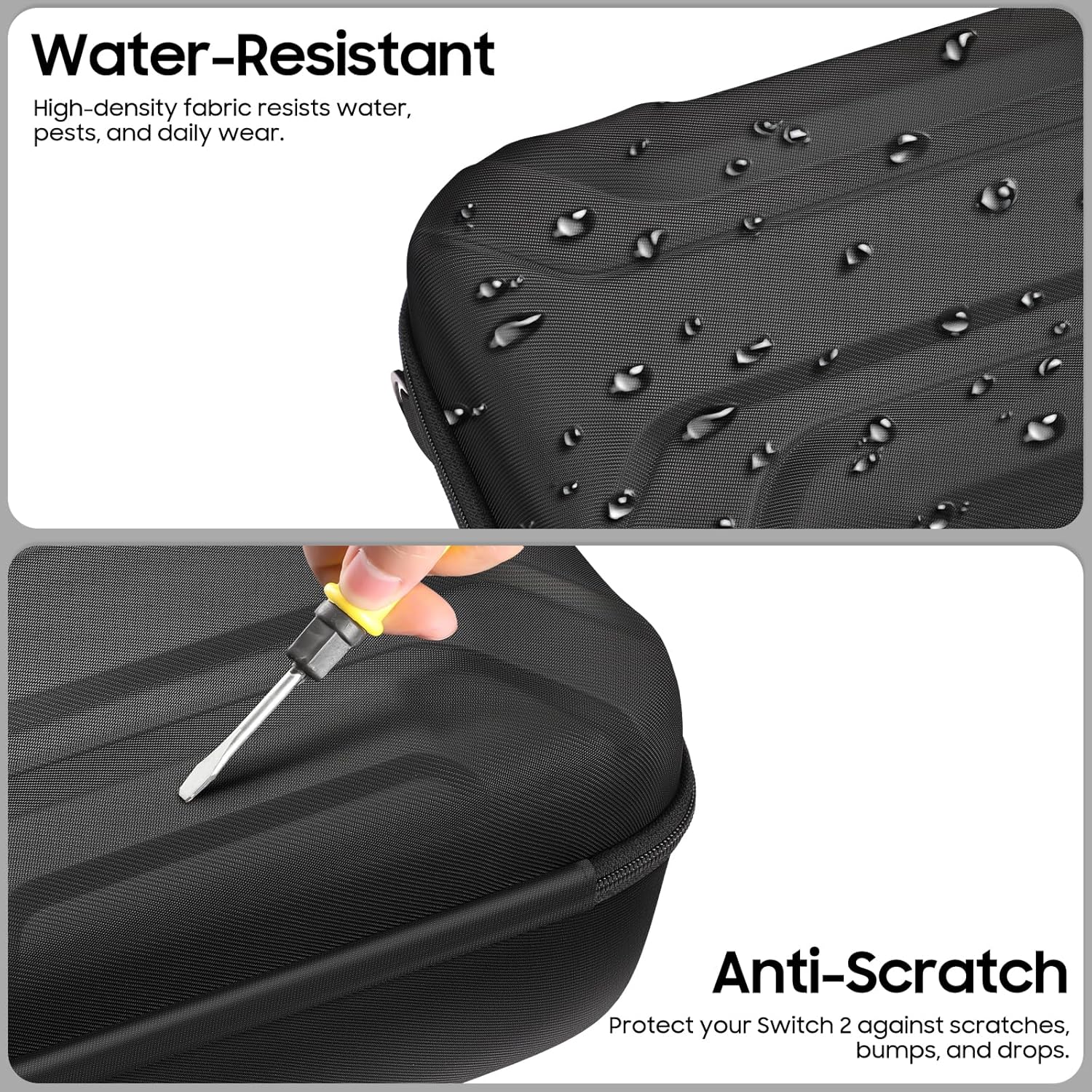 Thumbnail 3 de FINTIE Custodia rigida in EVA per Nintendo Switch 2 (2025) con 23 slot per giochi e 2 per microSD