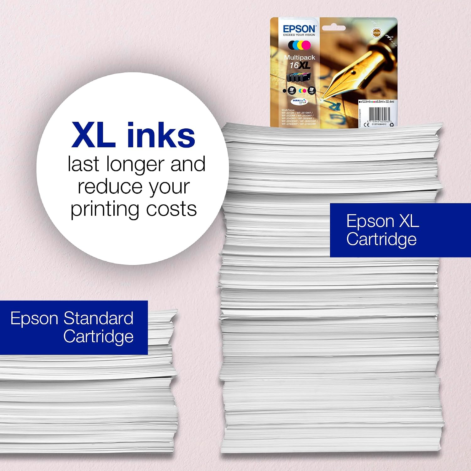 Detalle de Epson 16 Pen & Crossword ink XL multipack