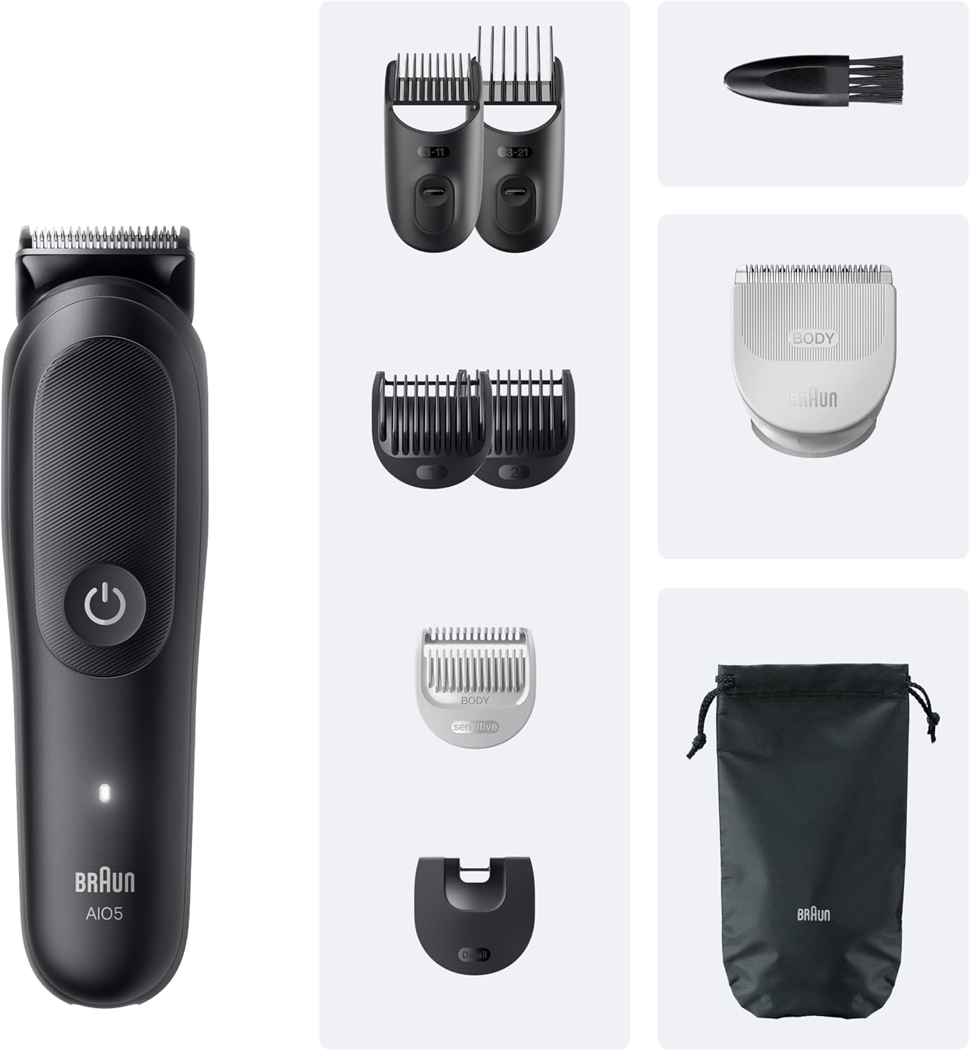 Thumbnail 5 de Braun AIO5540 Rifinitore All-in-One 120 min
