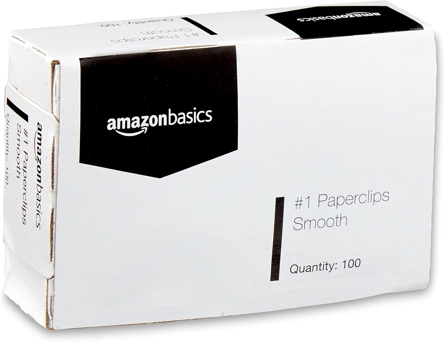 Detalle 2 de Amazon Basics No. 1 Paper Clips, 1000-Count (10 x 100), Silver