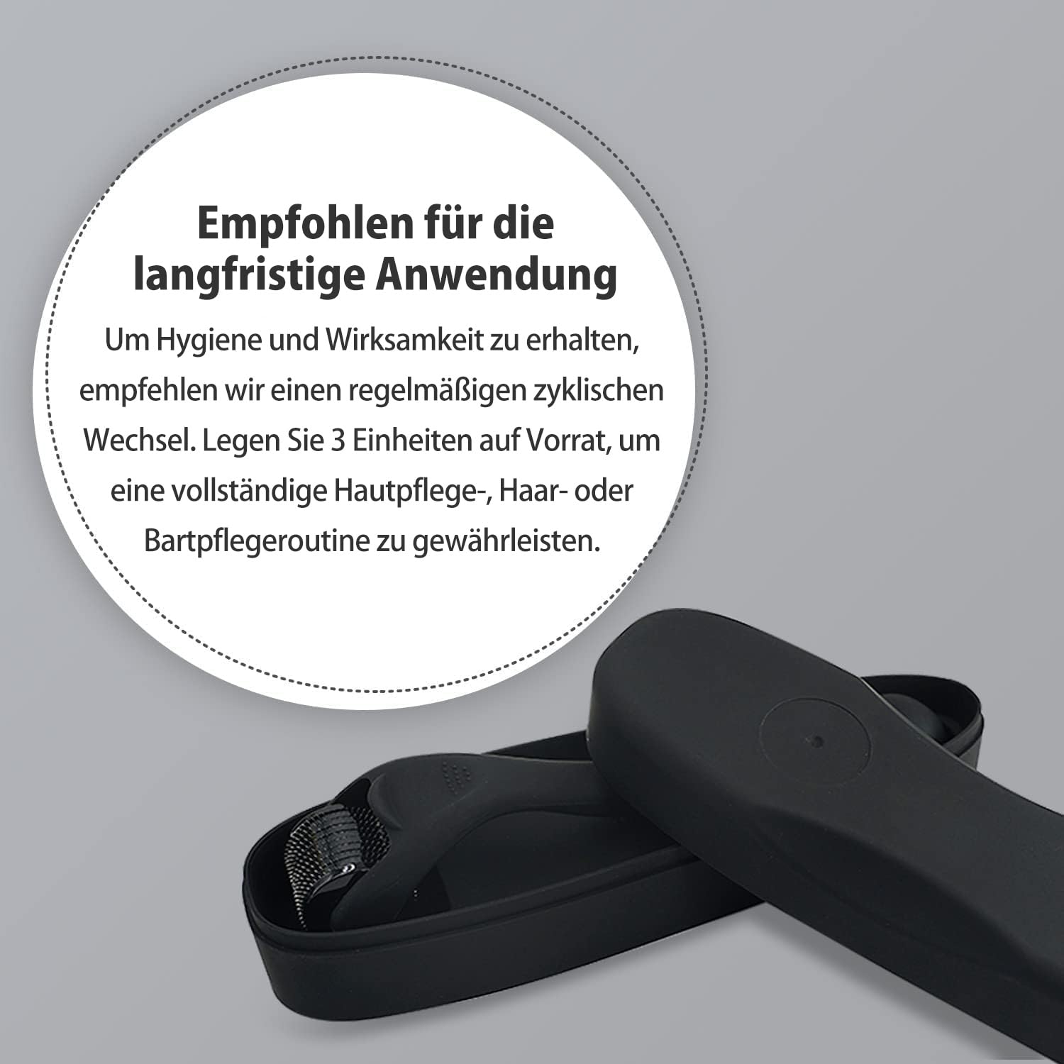 Thumbnail 3 de KOI BEAUTY Microneedling Roller 0,5 – Professioneller Derma Roller für Gesicht, Kopfhaut, Bart & Körper