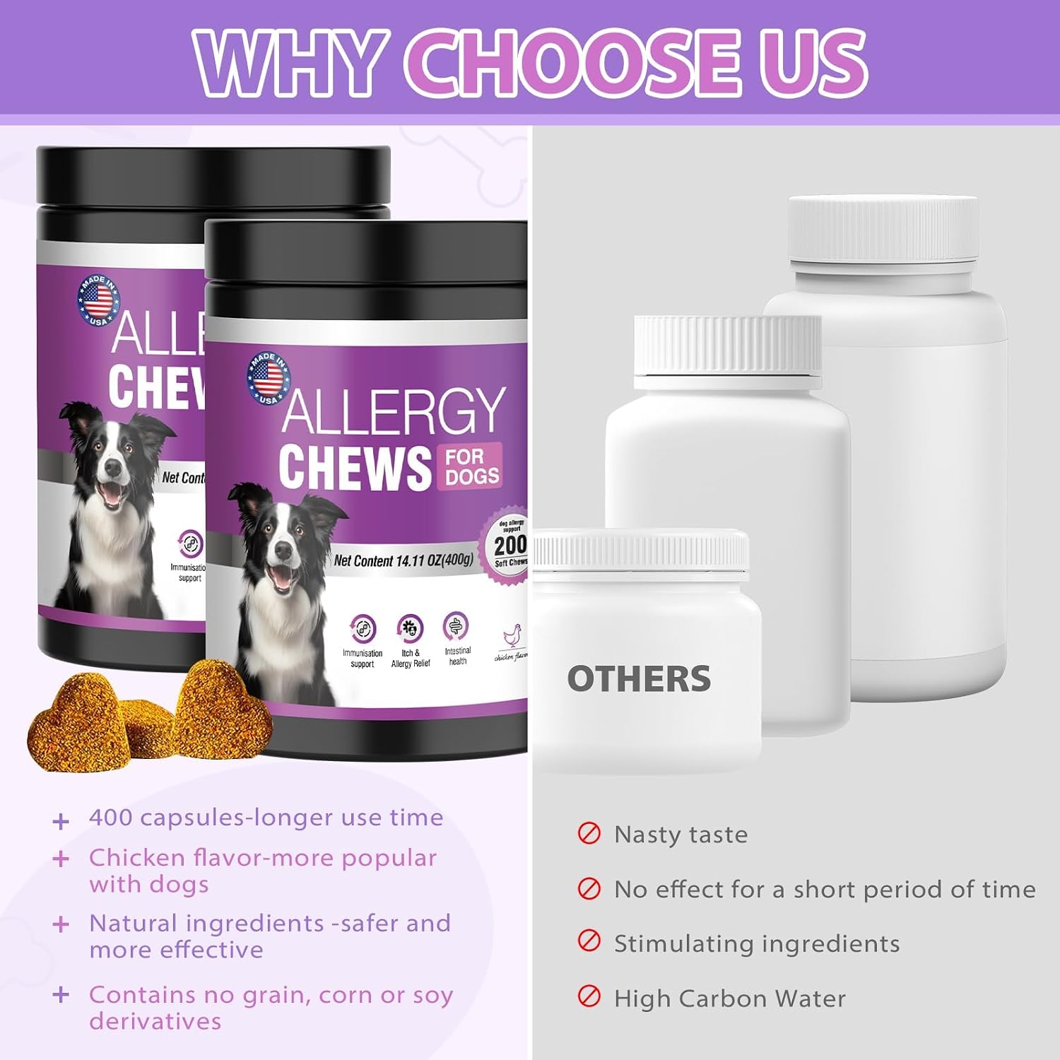Thumbnail 3 de Dog Allergy Chews, 400 Count
