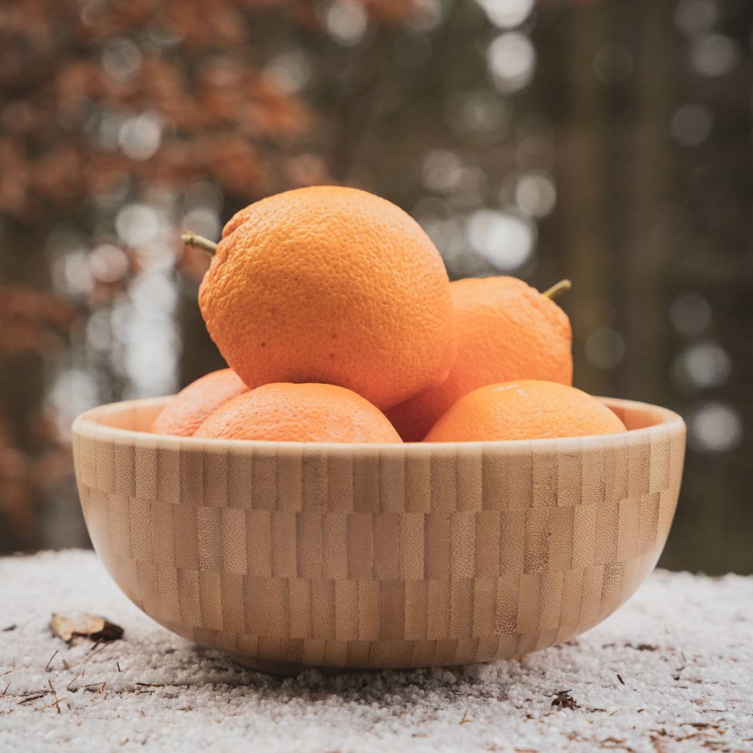 Detalle 2 de pandoo Bambus Schüsseln Obstschale Ø20 cm