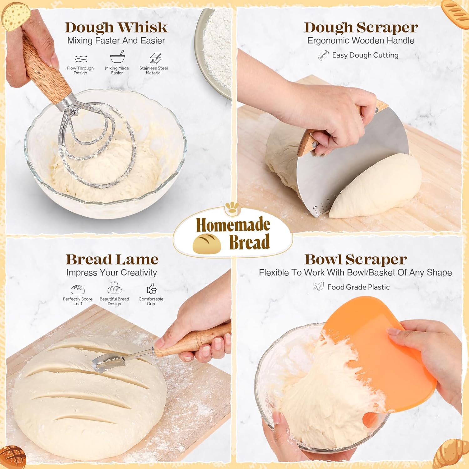 Detalle 2 de Sourdough Starter Kit 9 Inch 🍞