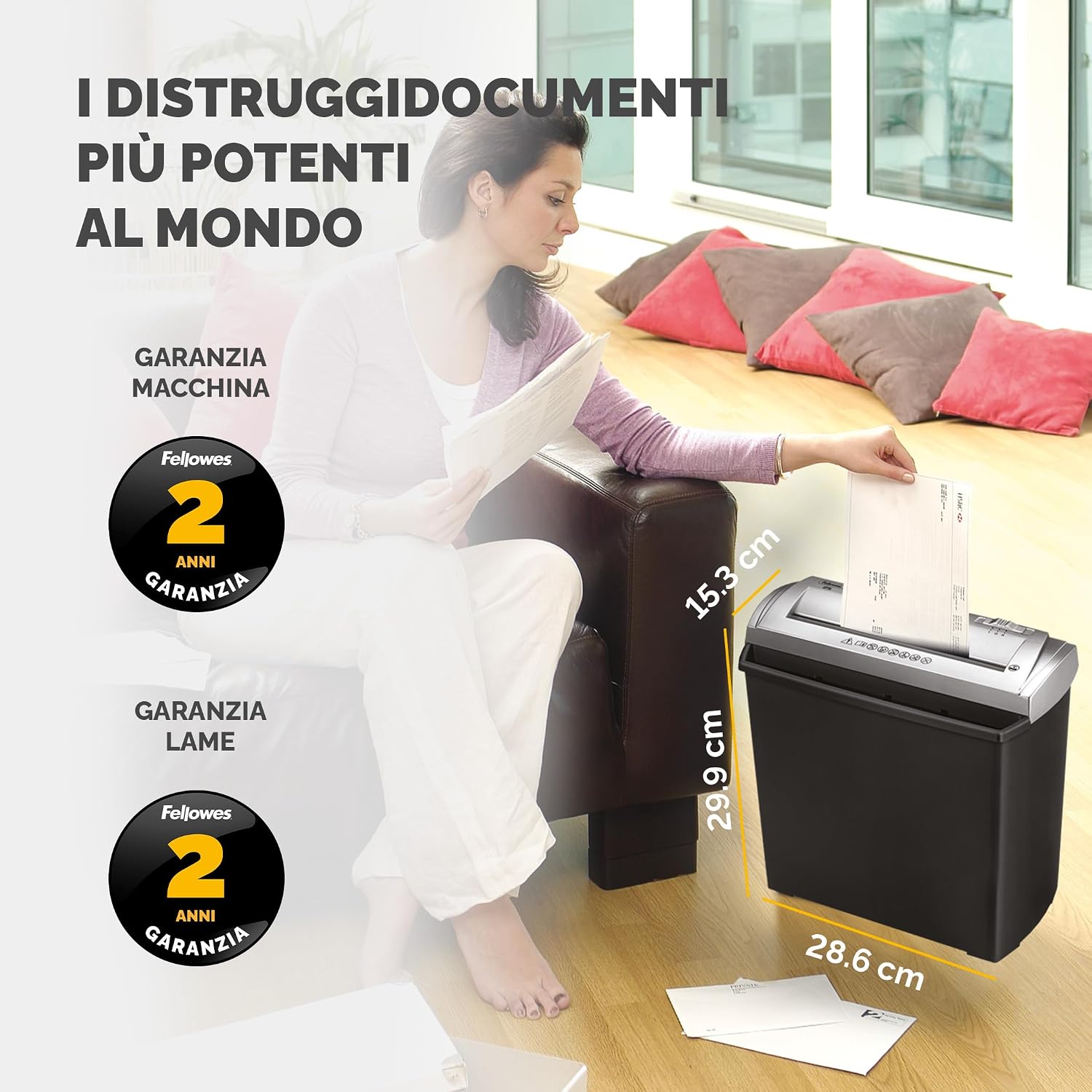 Detalle de Fellowes FS-5S distruggi documenti P-1, 7 mm