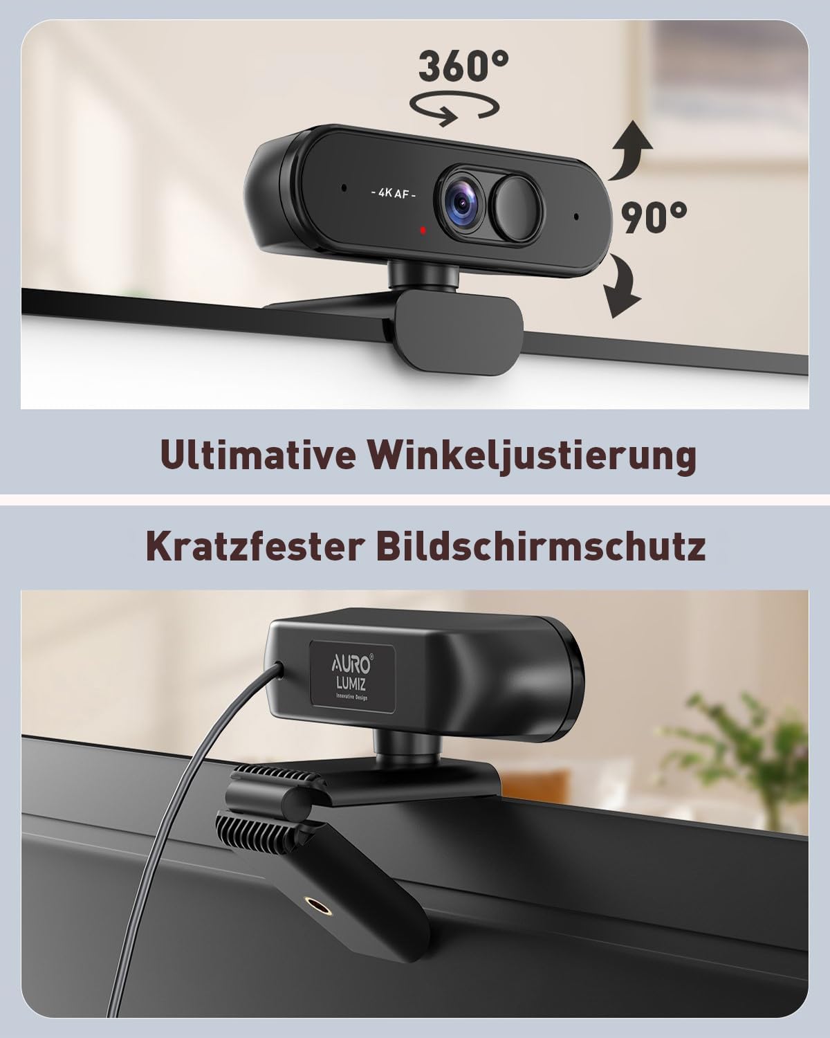 Detalle 1 de Aurolumiz 4K UHD Webcam