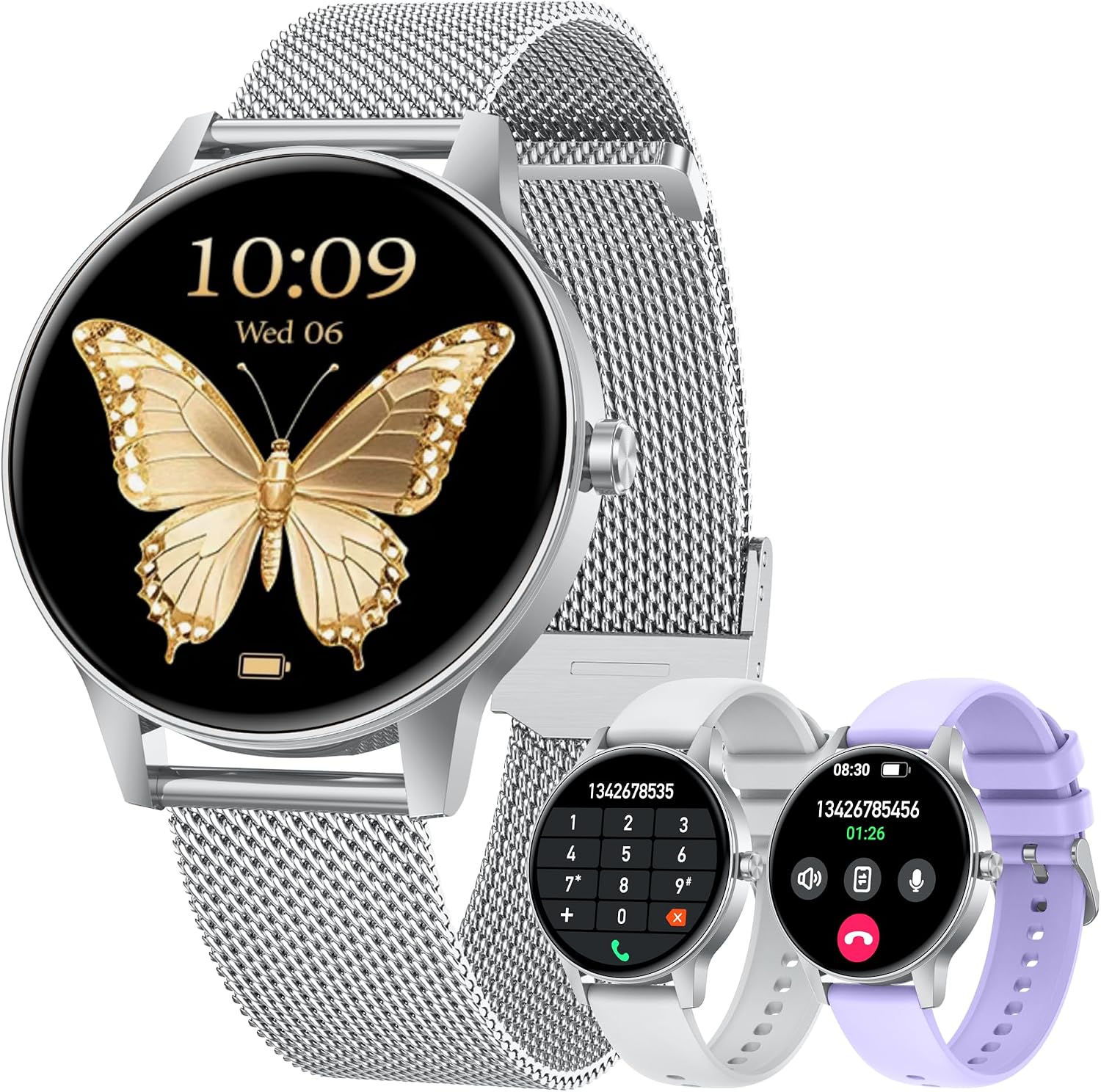 Detalle de Smart Watch Fitness Tracker Women: 1.27'' HD Screen, Calls, Health Monitoring & 114 Sports Modes