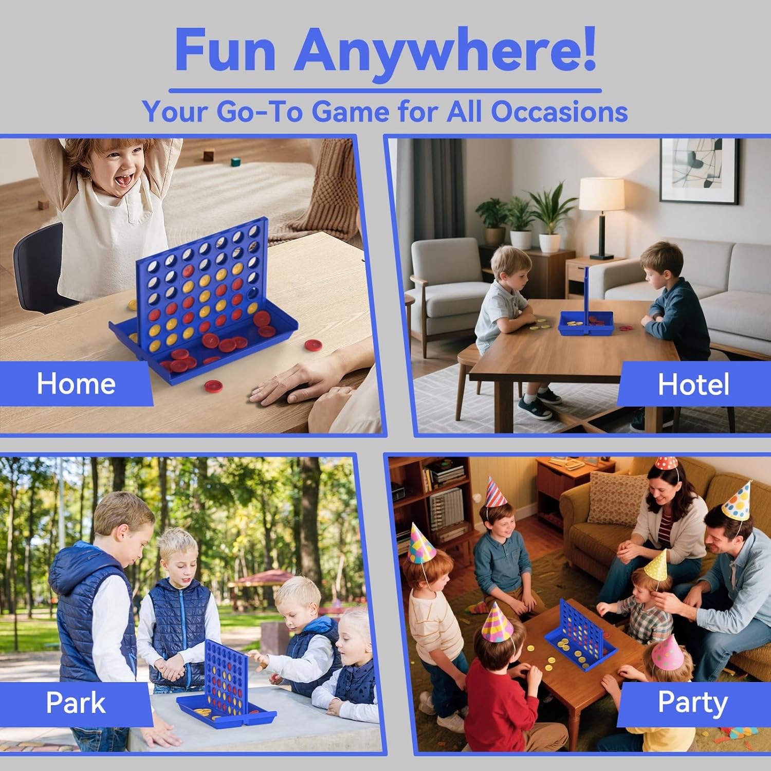 Thumbnail 3 de Pup Go Standard Size 4 in a Row Board Game for Kids 🎲